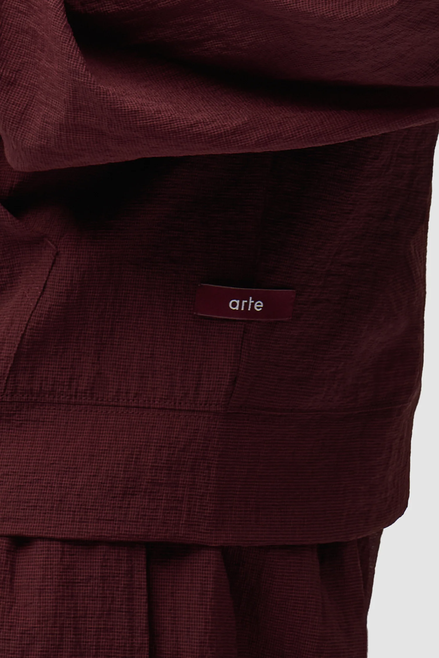 Veste en maille - Bordeaux - Image 8