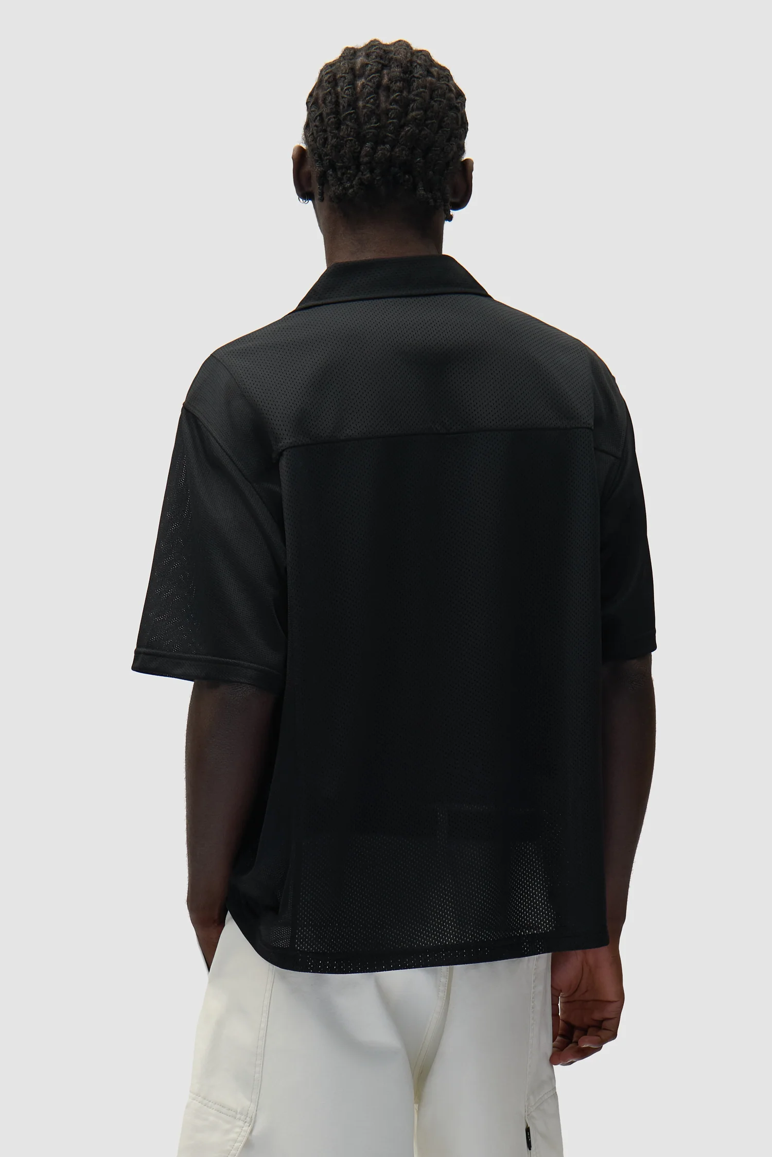 Chemise en maille - Noir - Image 3