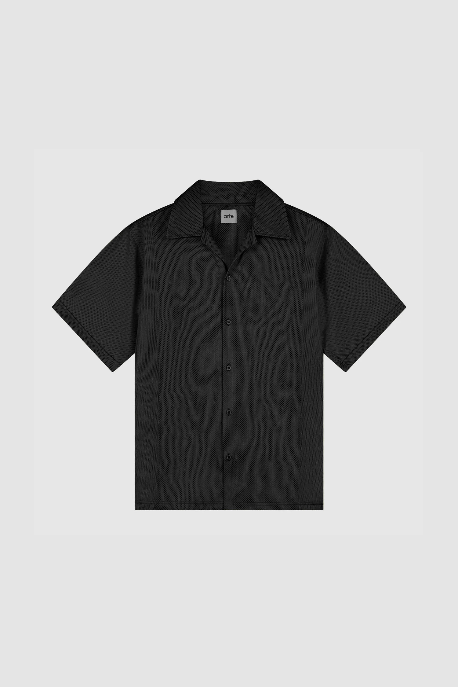 Chemise en maille - Noir - Image 9