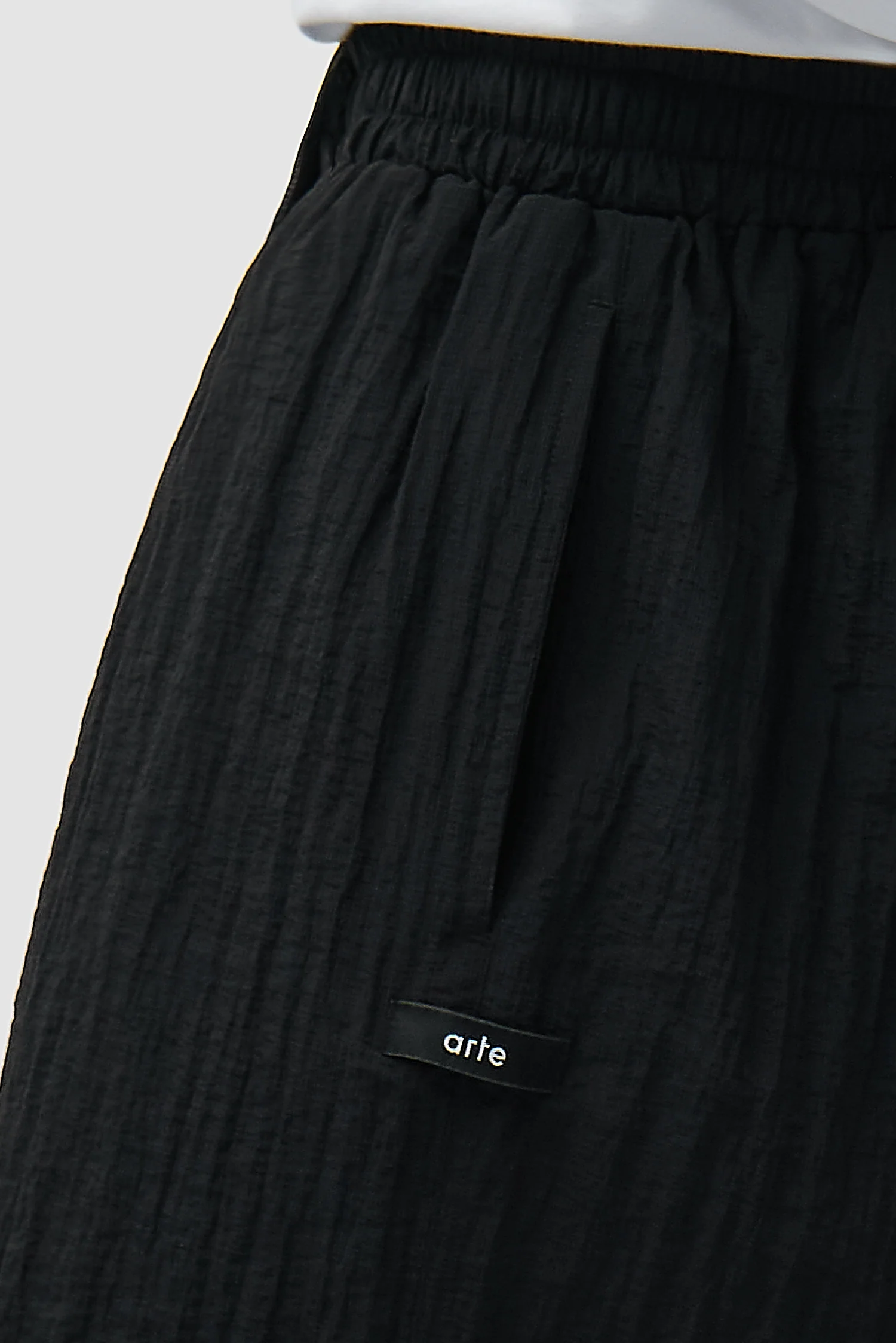 Short en maille - Noir - Image 9