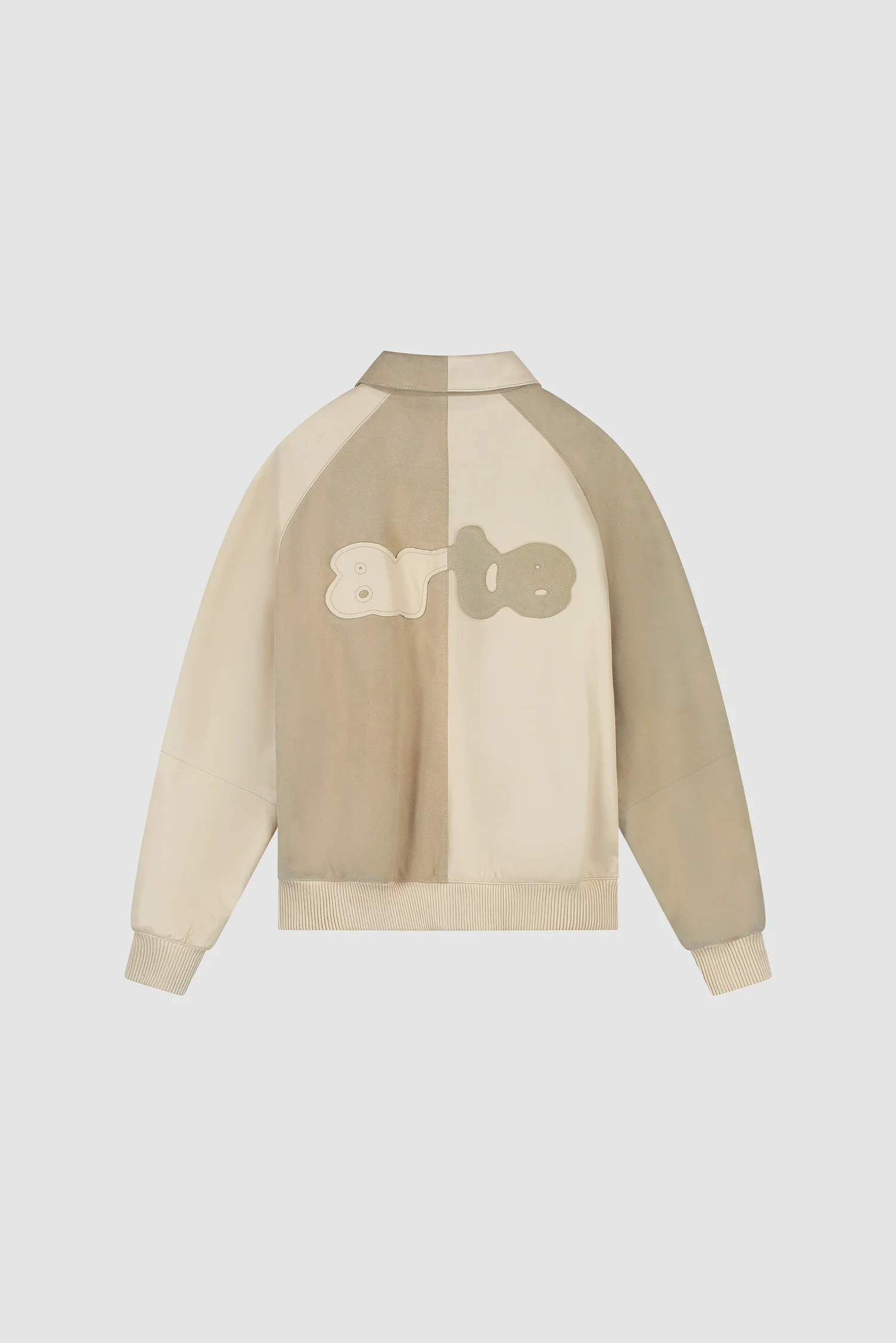 Veste multi cuir - Crème - Image 9