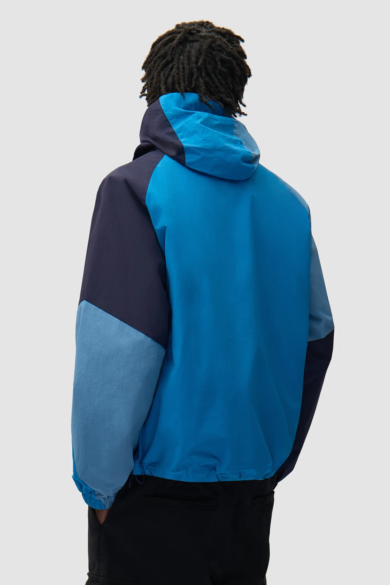 Veste technique multicolore - Bleue - Image 3