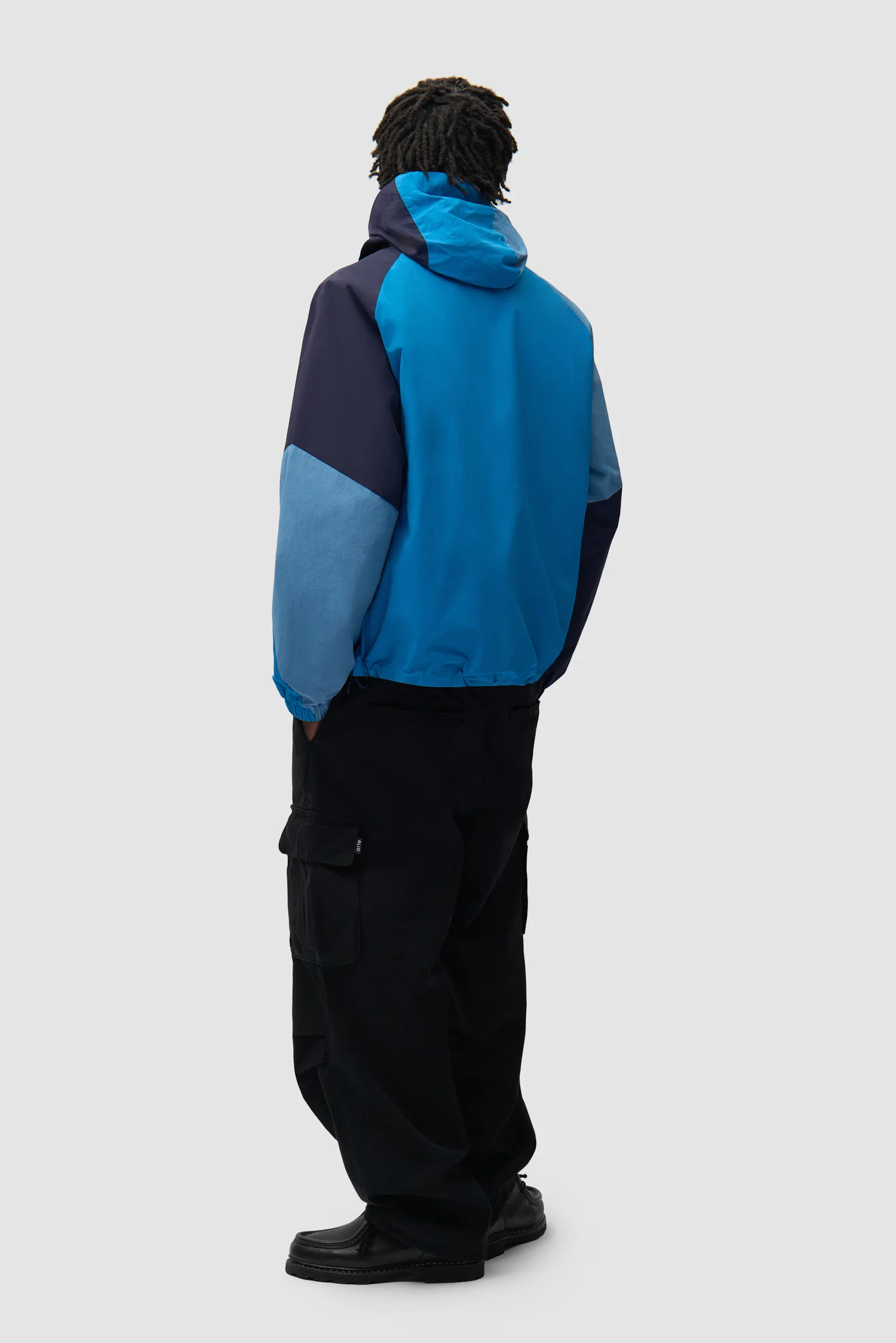 Veste technique multicolore - Bleue - Image 6