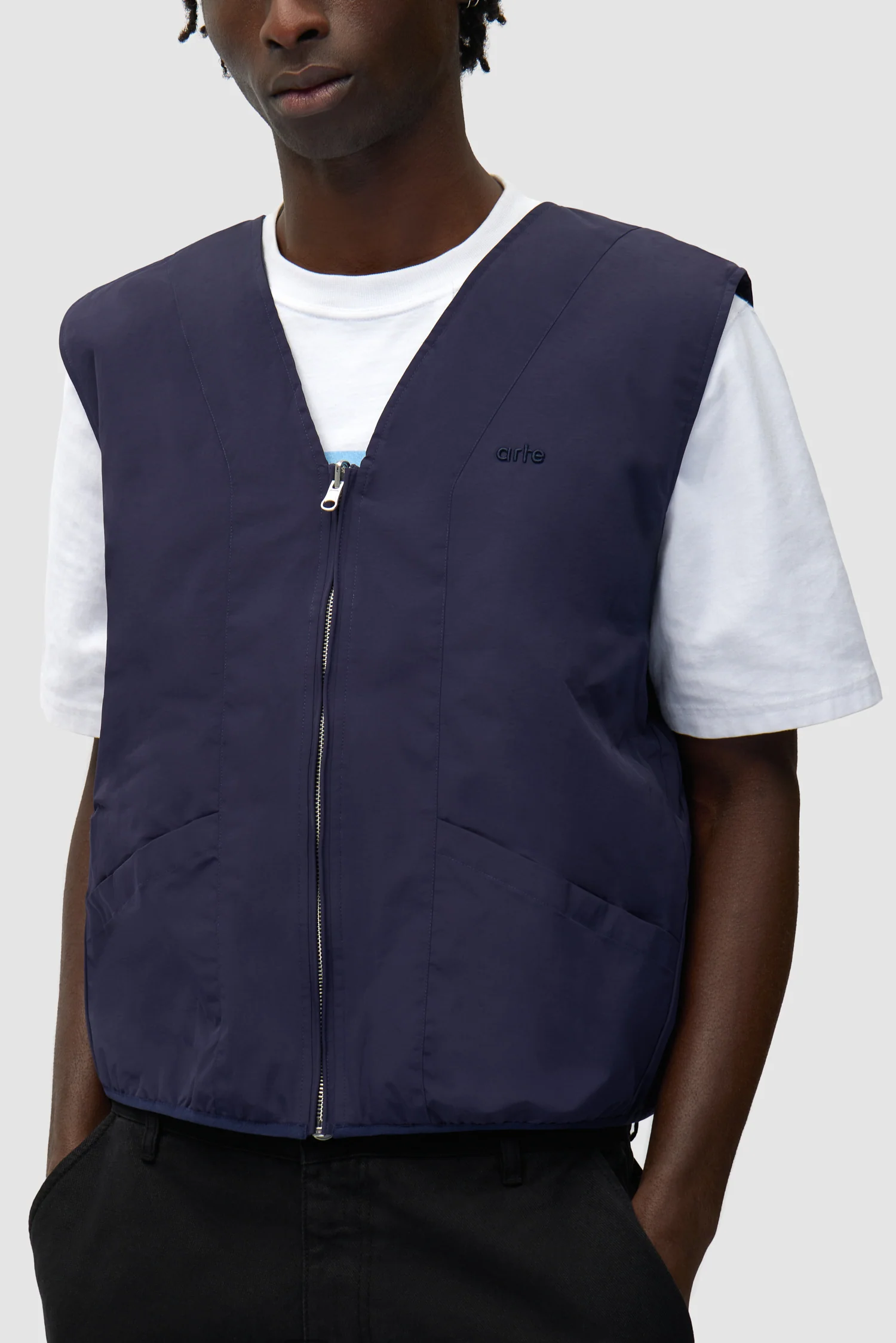 Veste technique multicolore - Bleue - Image 8