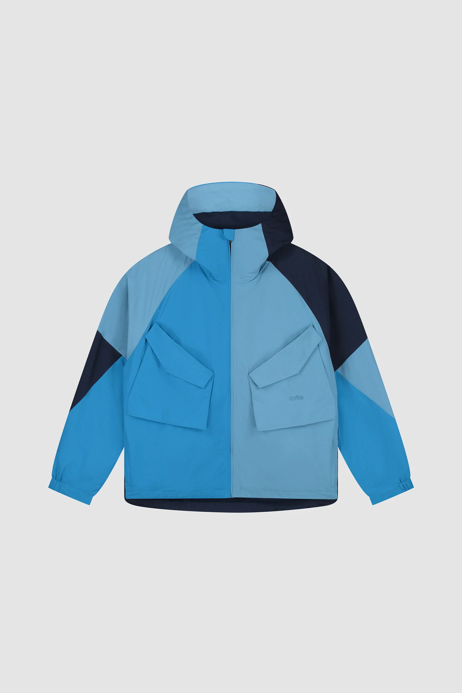 Veste technique multicolore - Bleue - Image 9