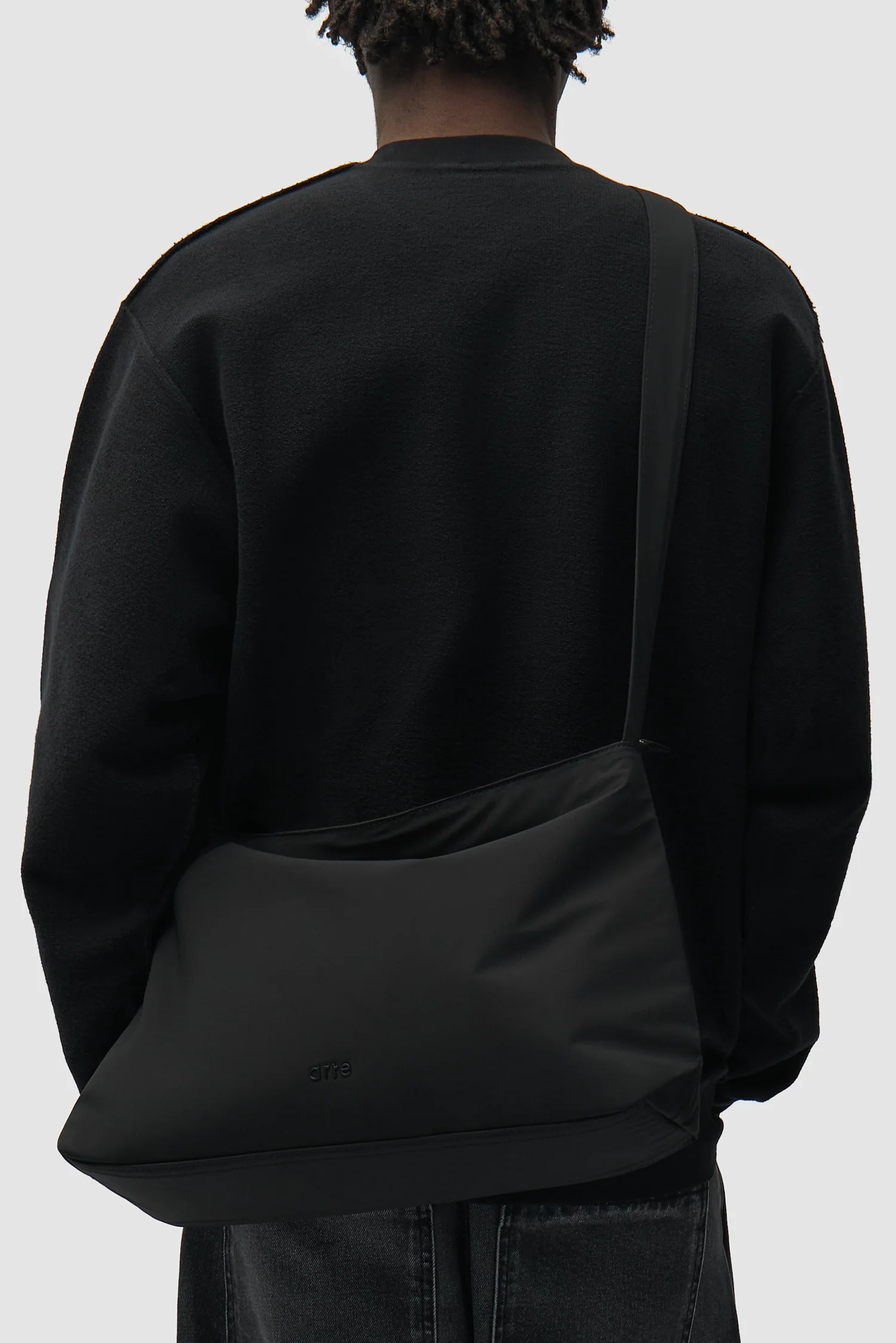 Sac en nylon - Noir - Image 3