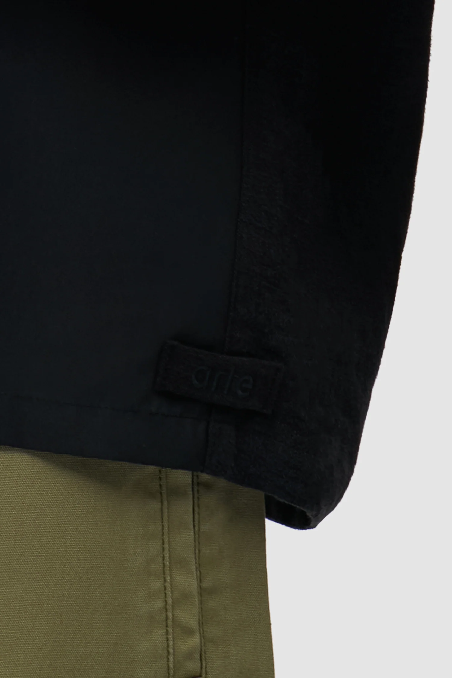 Chemise en lin et nylon - Noir - Image 9