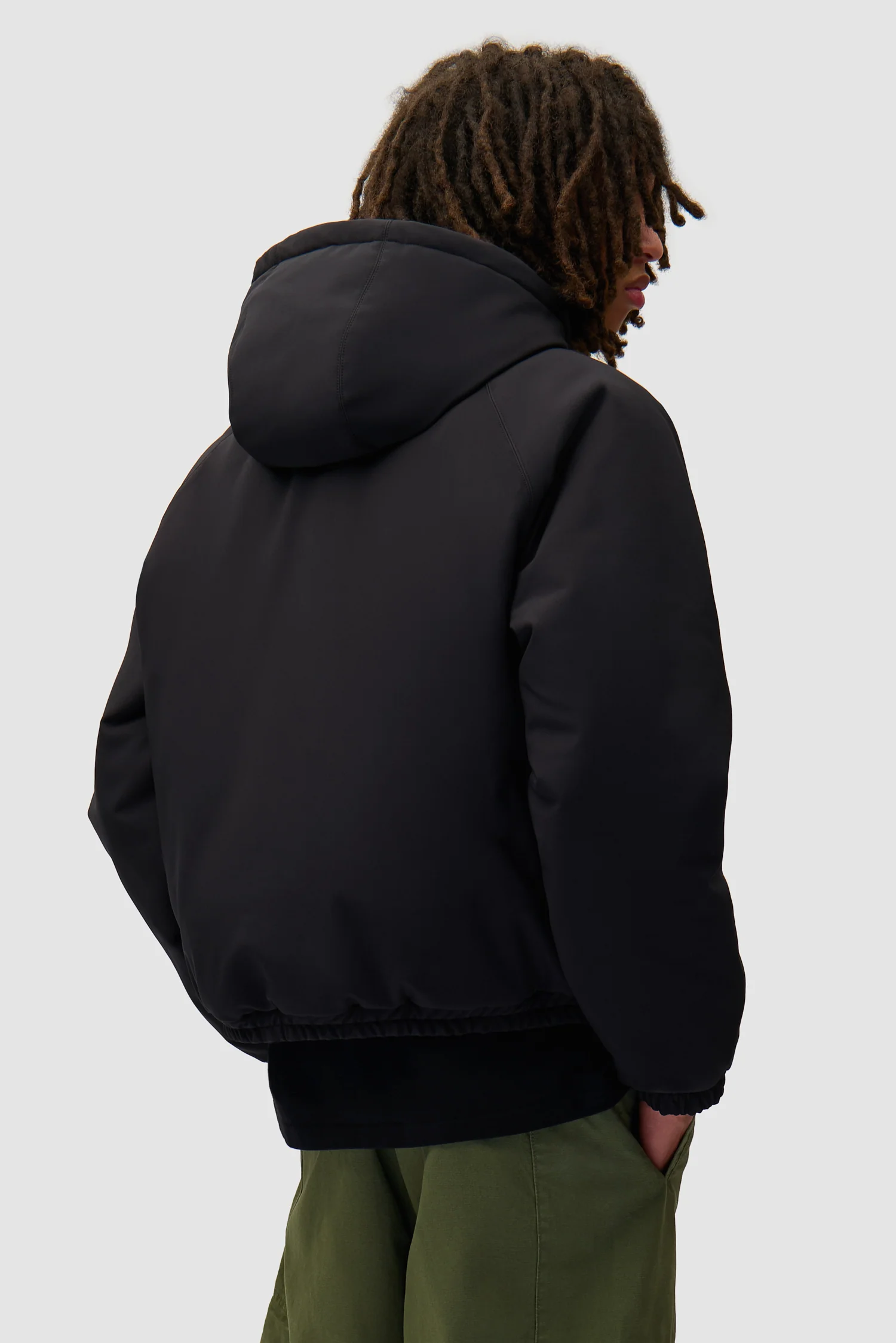 Veste réversible en nylon - Noir - Image 3