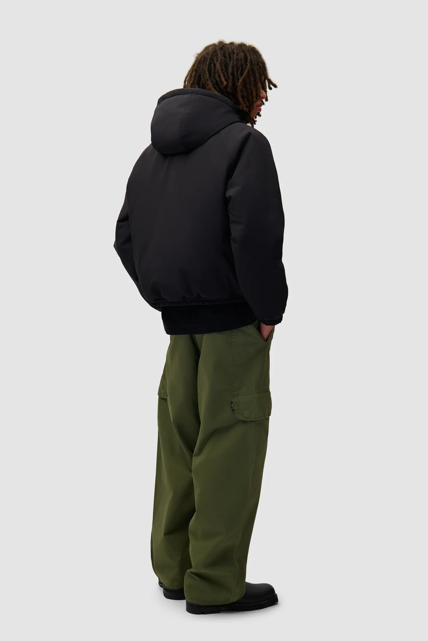 Veste réversible en nylon - Noir - Image 6