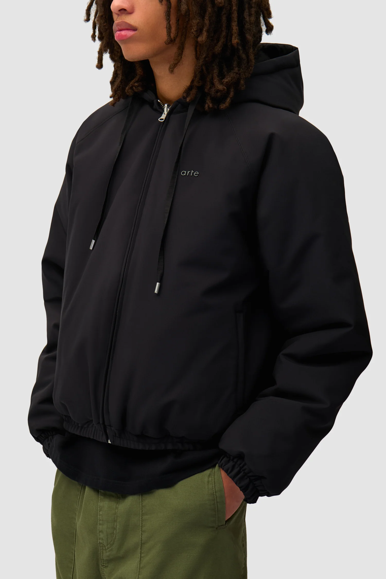 Veste réversible en nylon - Noir - Image 7