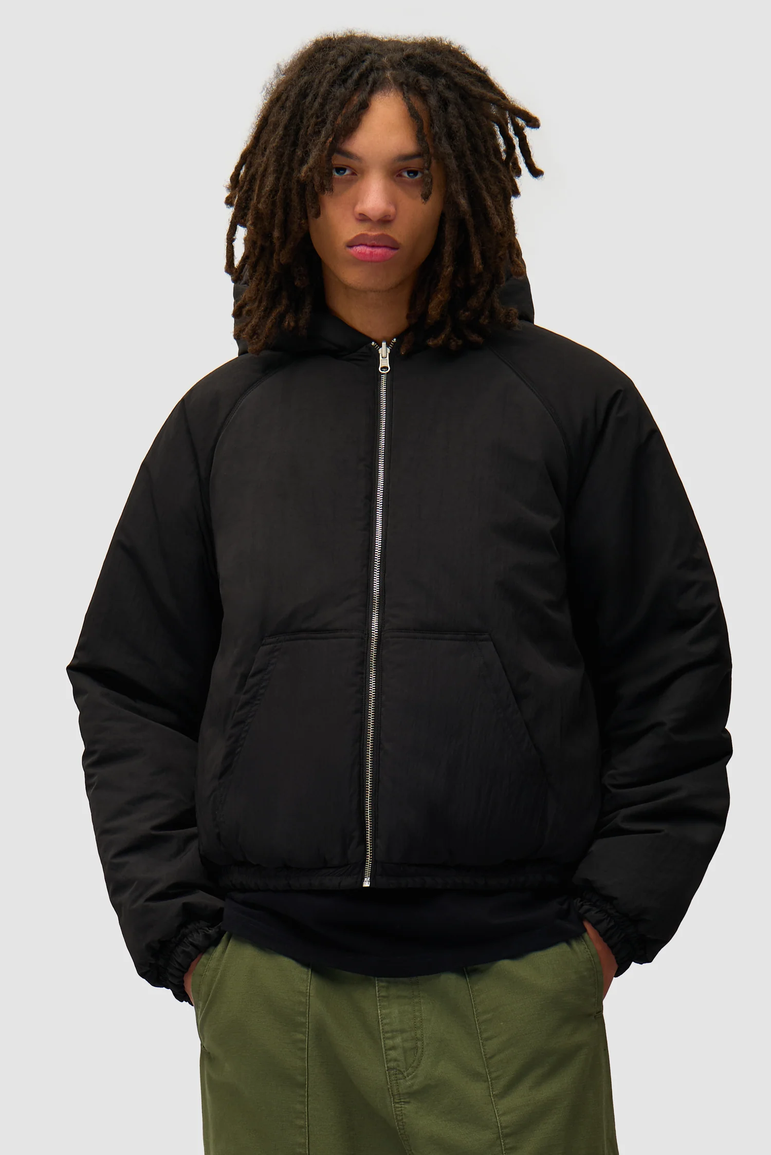 Veste réversible en nylon - Noir - Image 8