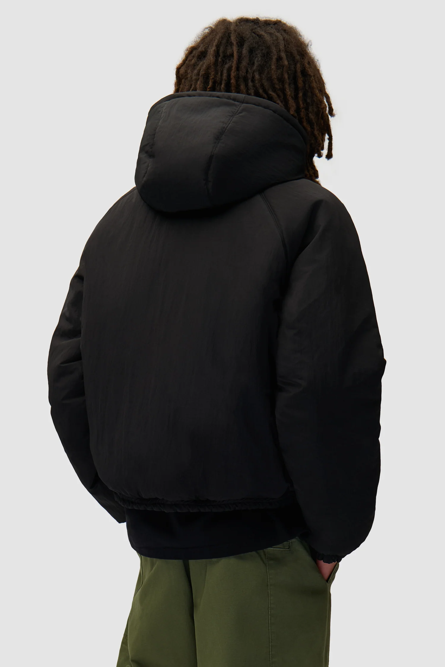 Veste réversible en nylon - Noir - Image 9