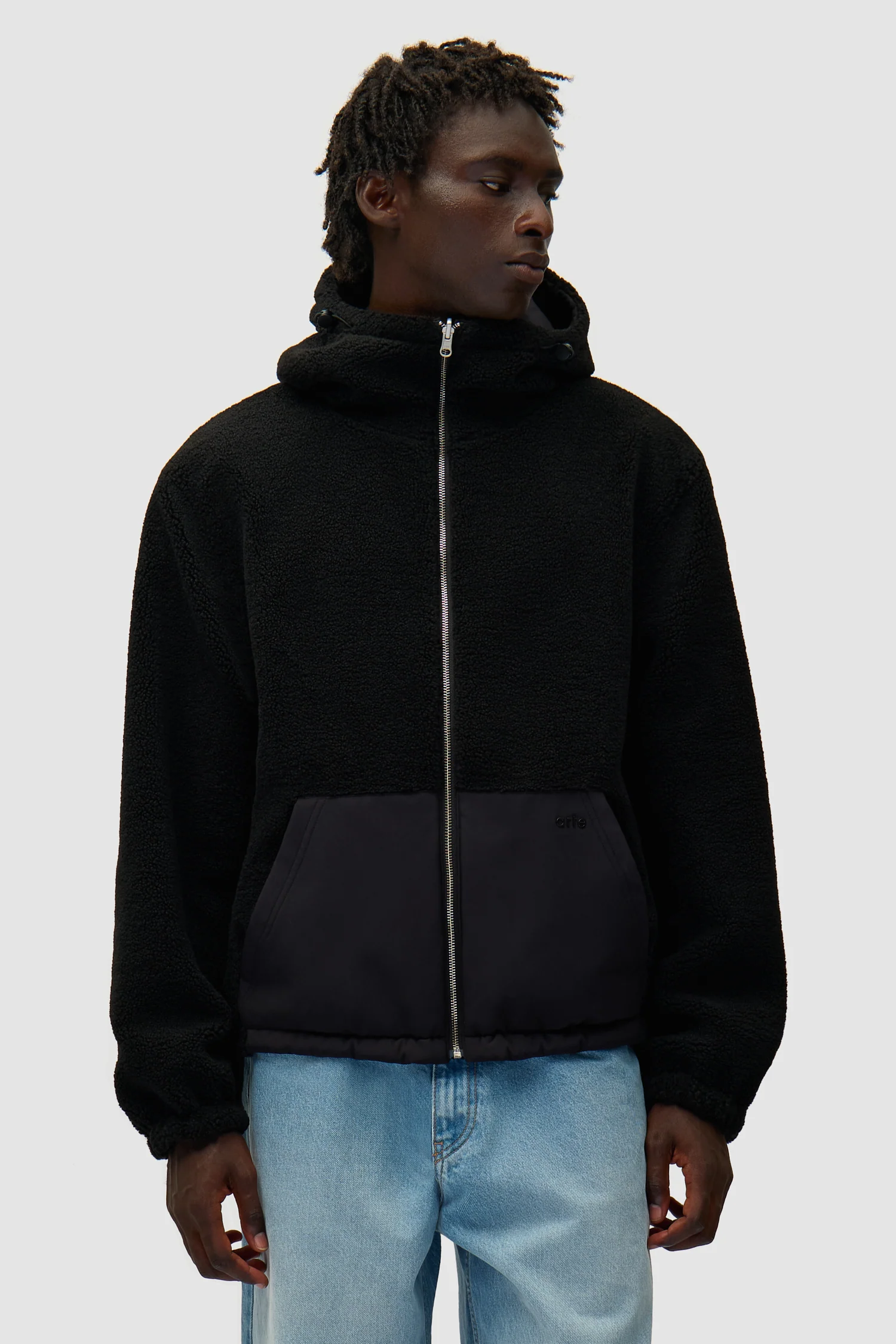 Veste technique en nylon - Noir - Image 2