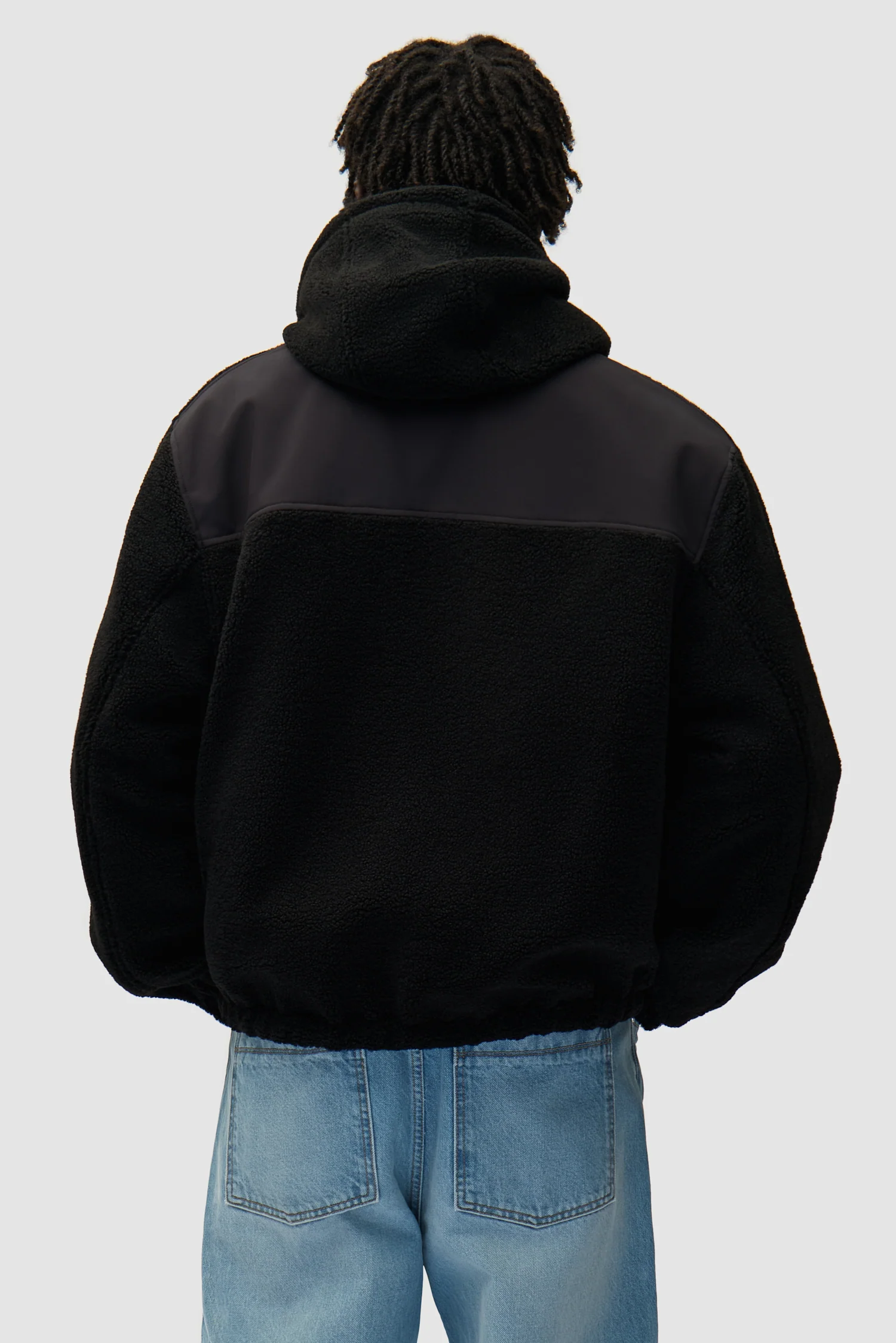 Veste technique en nylon - Noir - Image 3