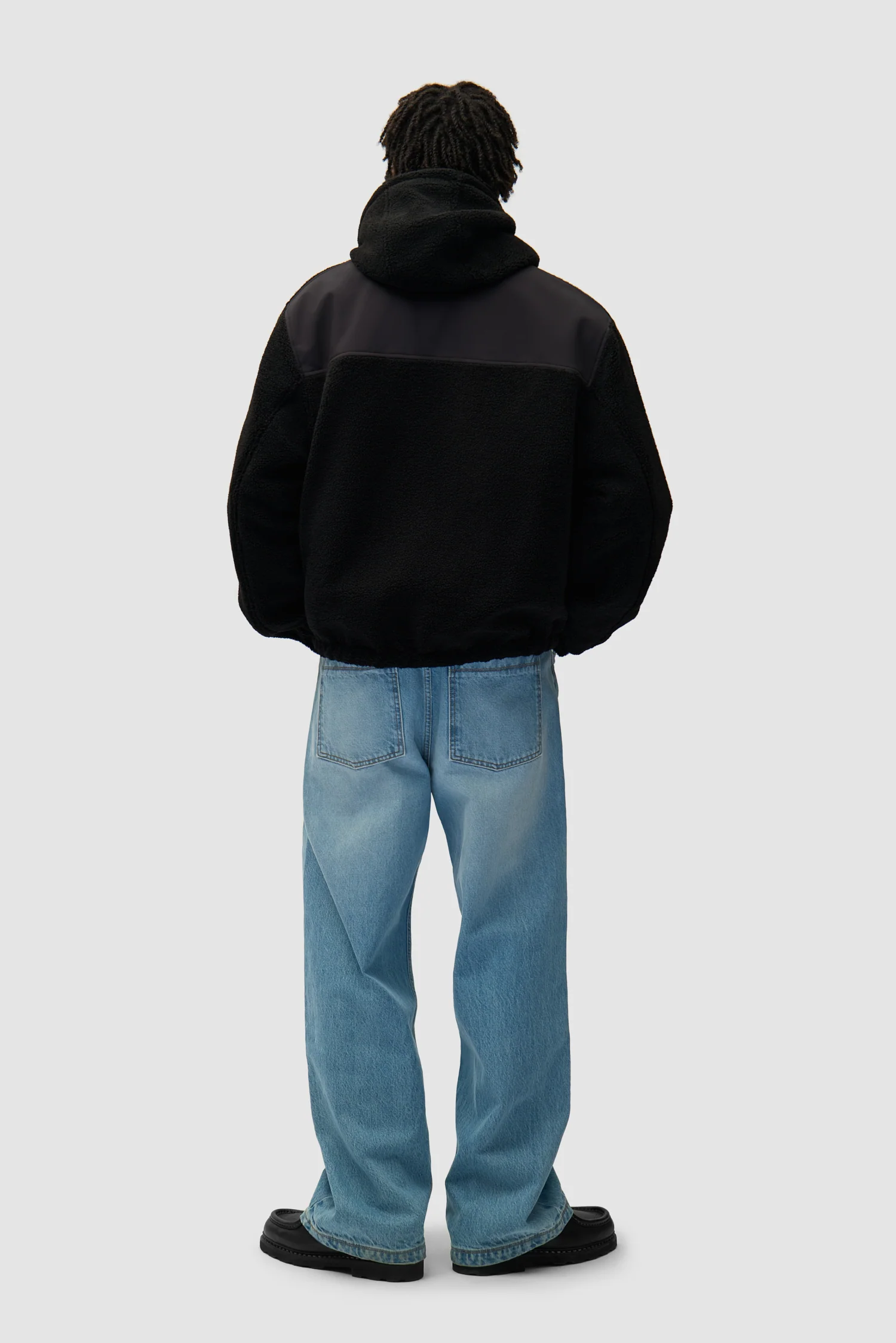 Veste technique en nylon - Noir - Image 6