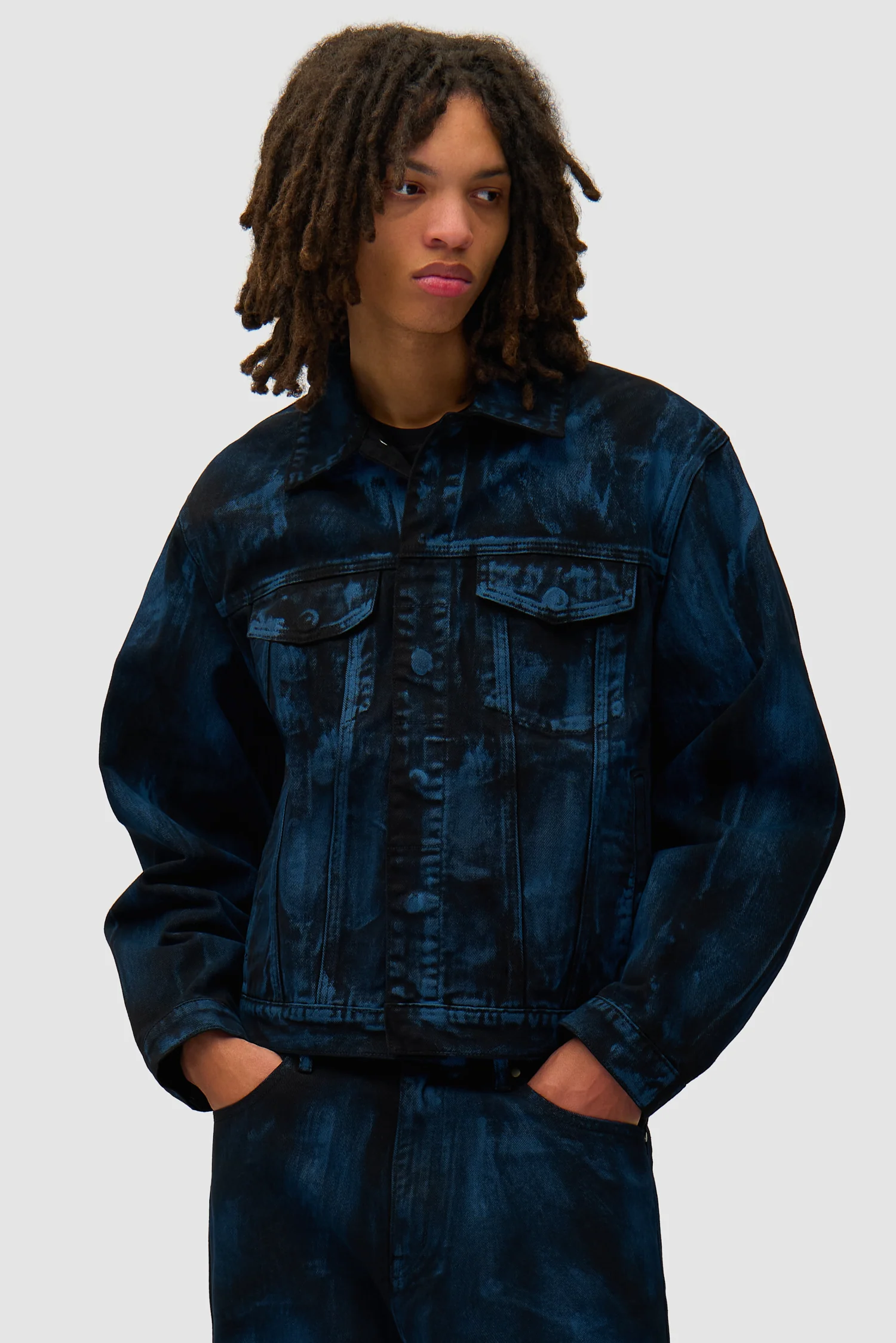 Veste peinture - Noir - Image 2