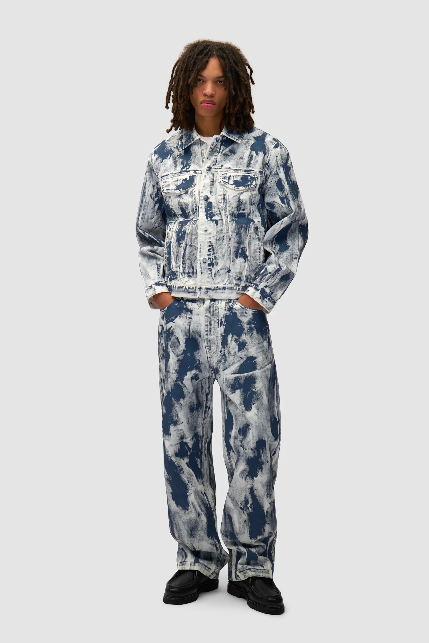 Veste peinture - Blanc - Image 4