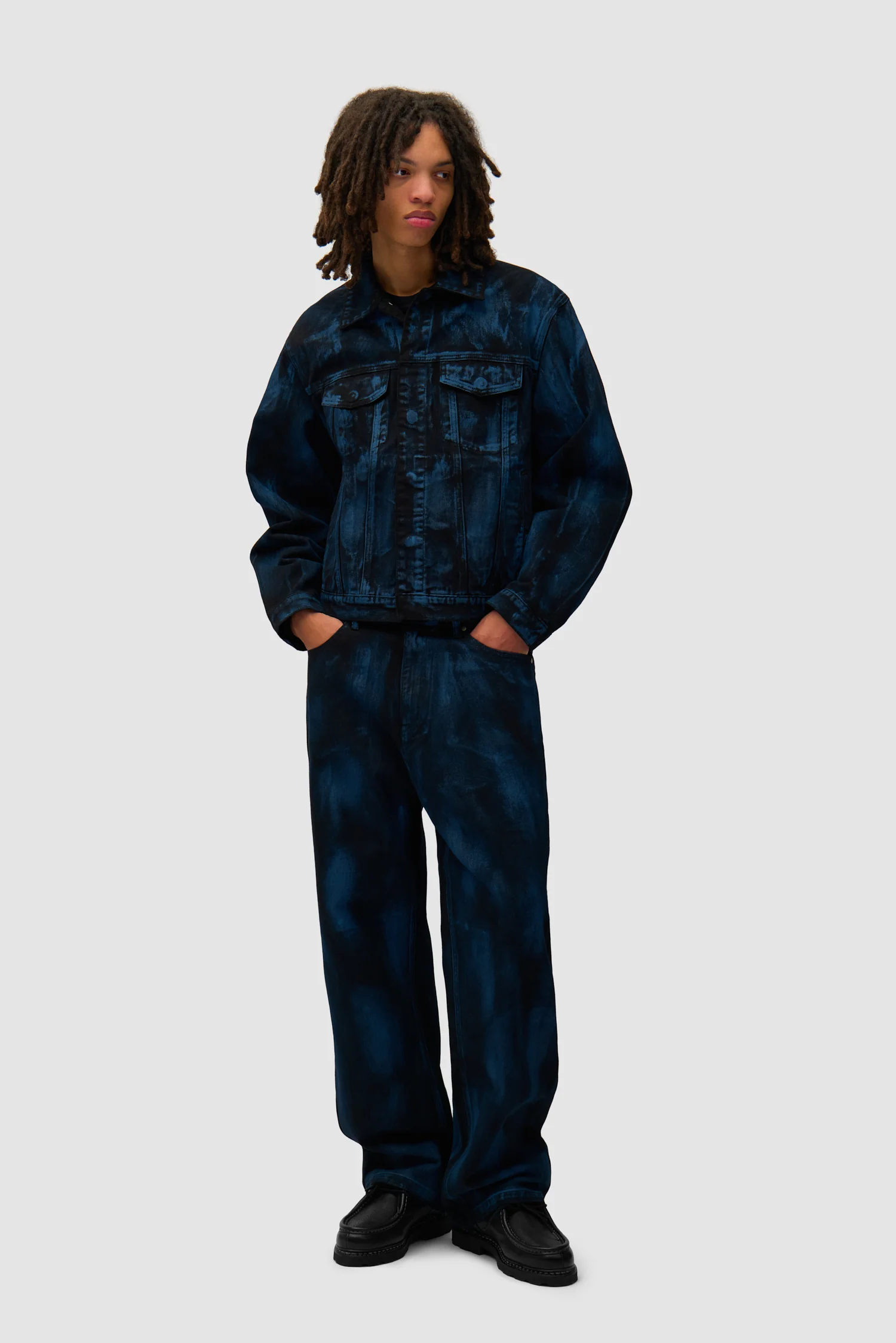 Pantalon de peinture - Noir - Image 4