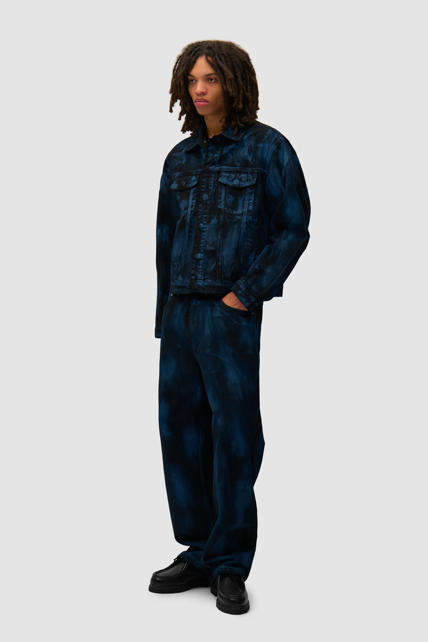Pantalon de peinture - Noir - Image 5