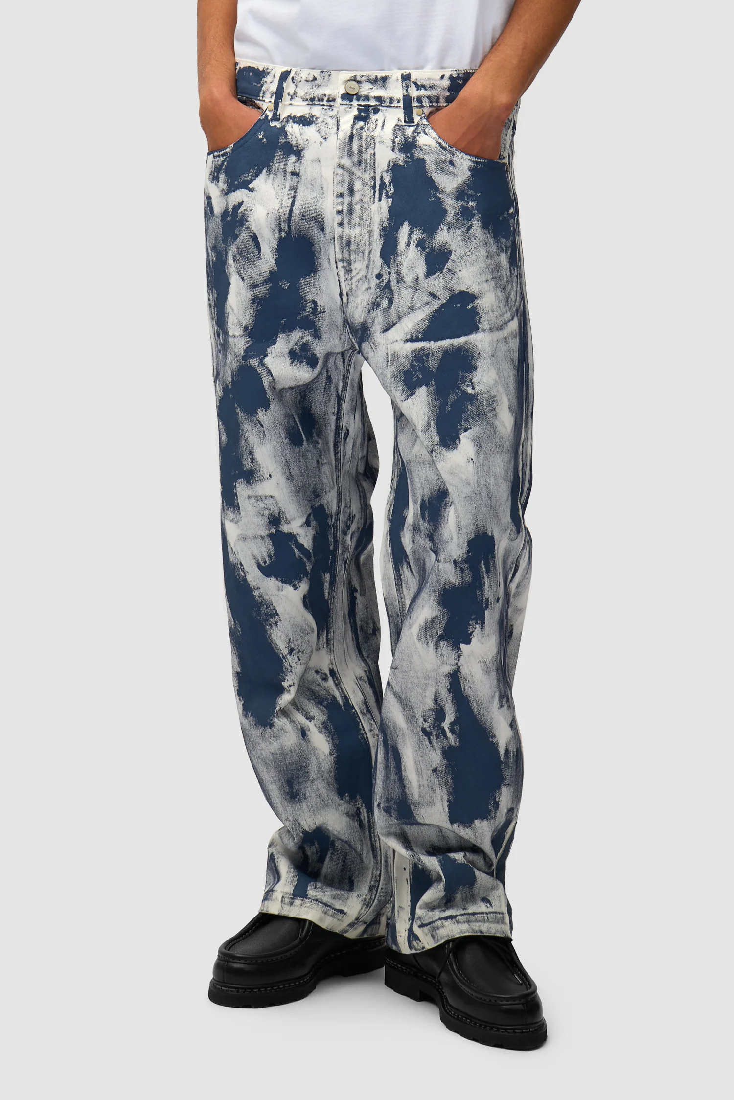 Pantalon de peinture - Blanc - Image 2