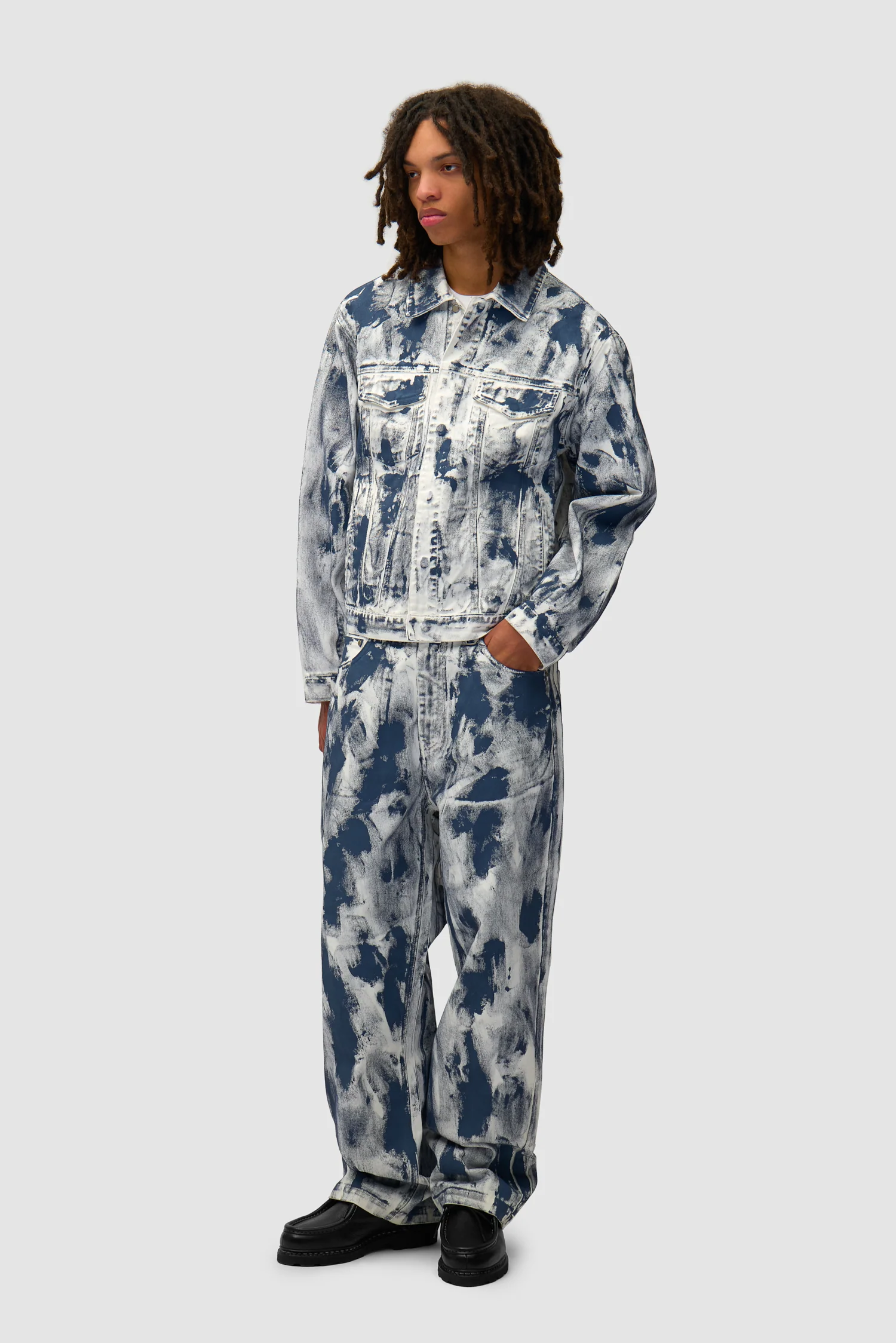 Pantalon de peinture - Blanc - Image 5