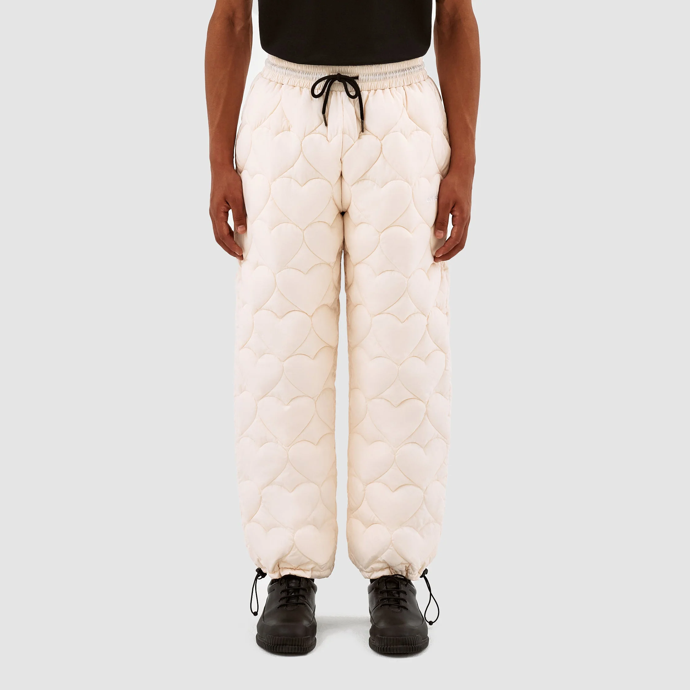 Pantalon en molleton Paolo Heart - Crème
