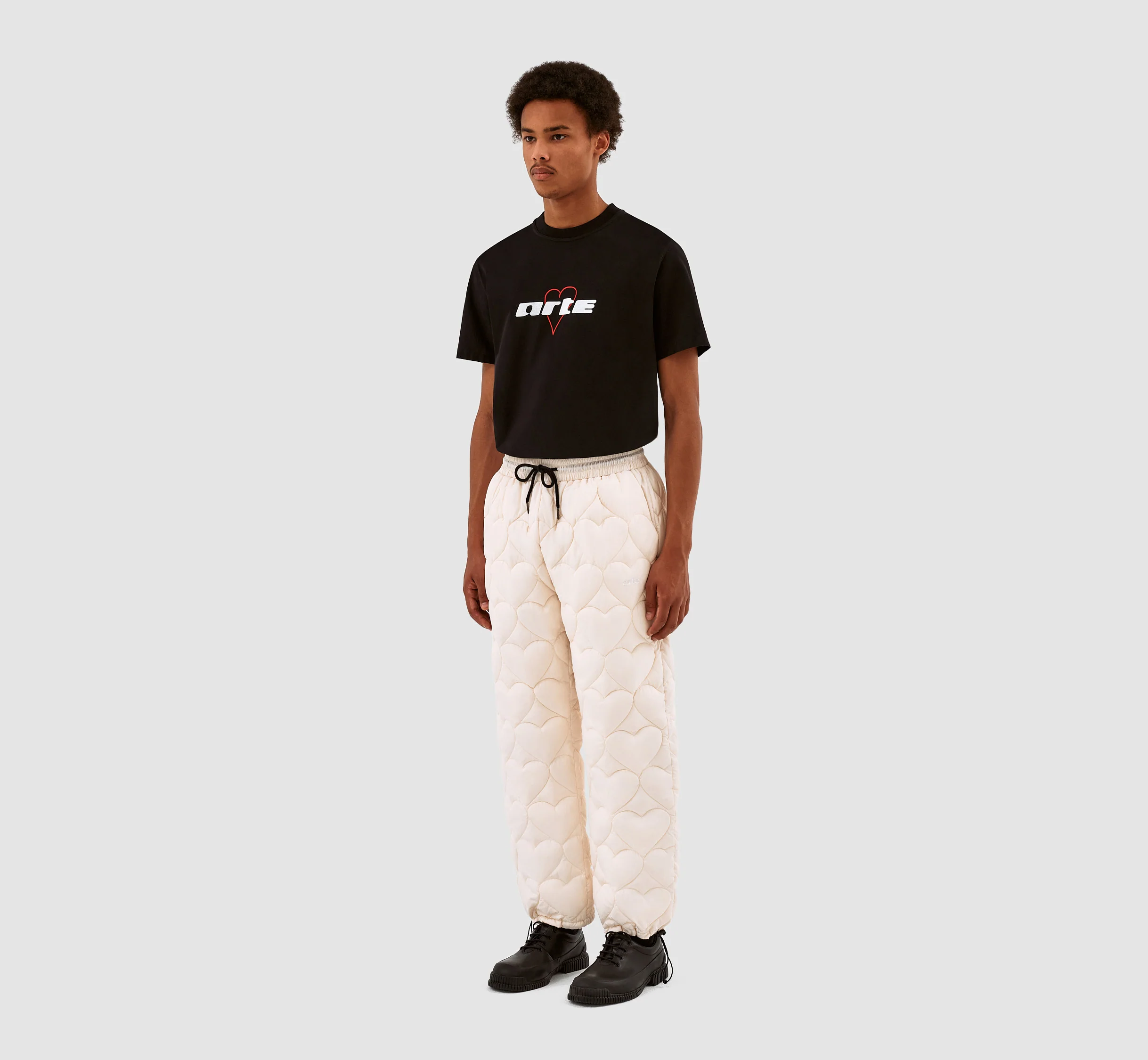 Pantalon en molleton Paolo Heart - Crème - Image 6