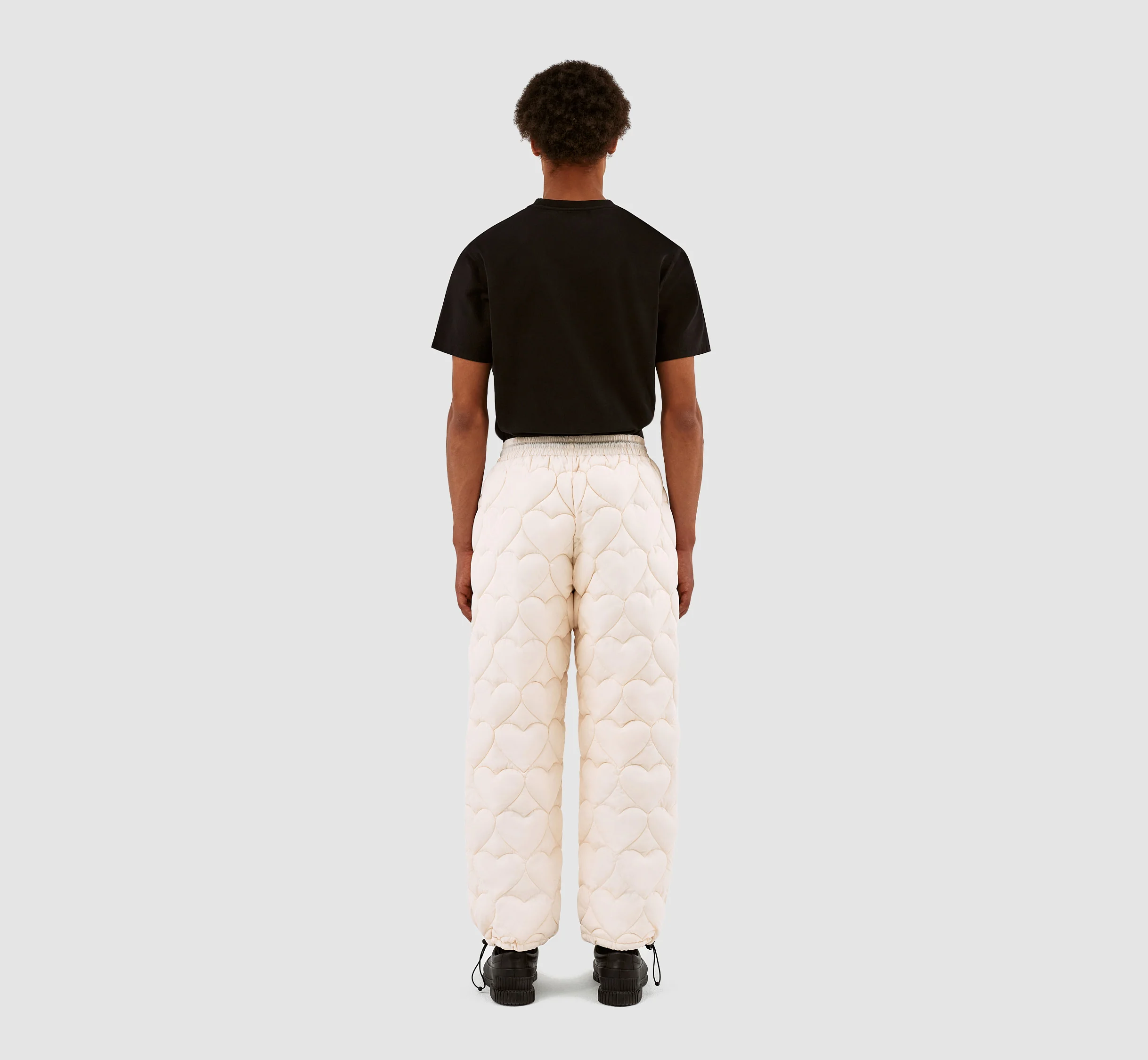 Pantalon en molleton Paolo Heart - Crème - Image 7