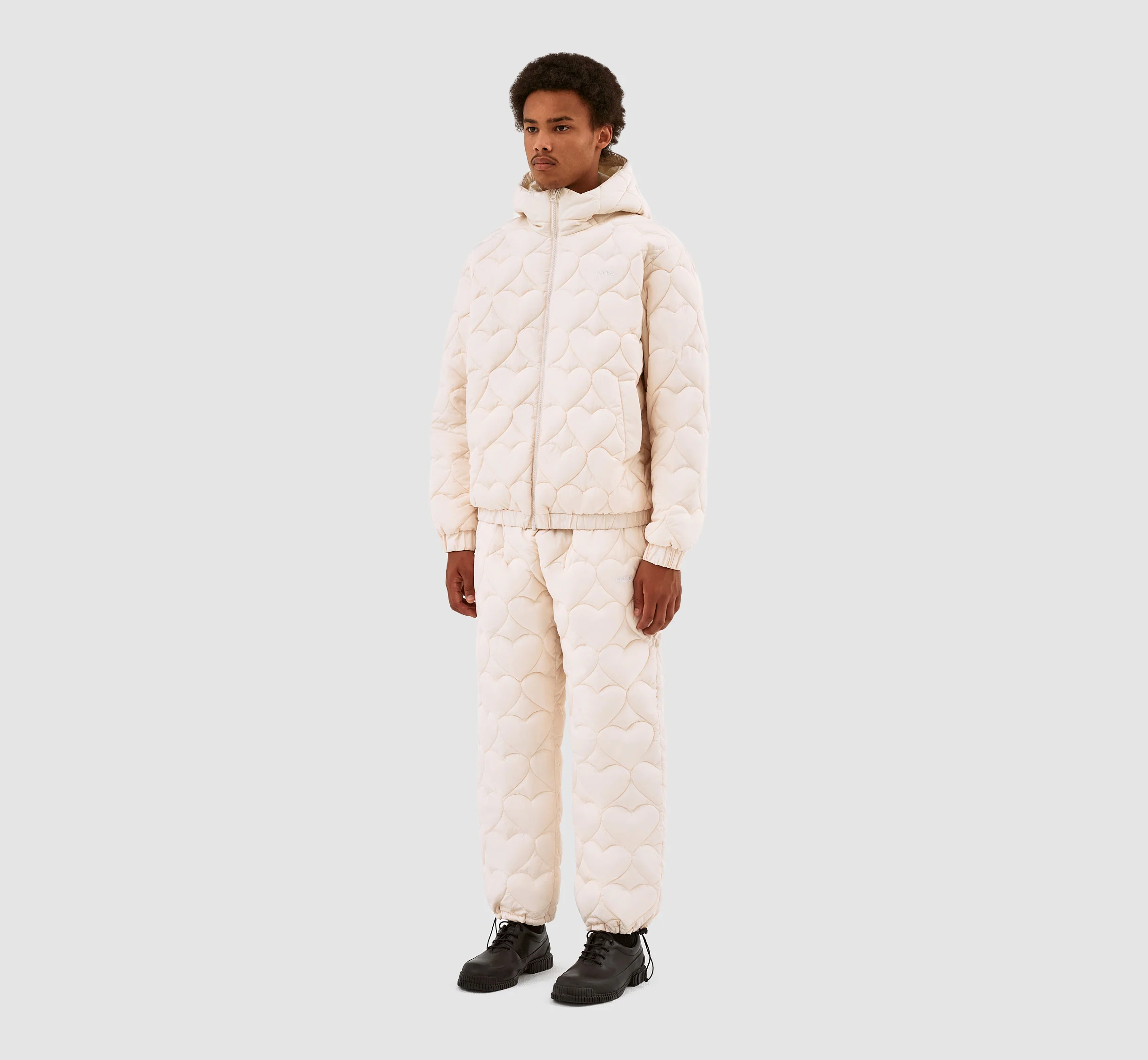 Pantalon en molleton Paolo Heart - Crème - Image 8