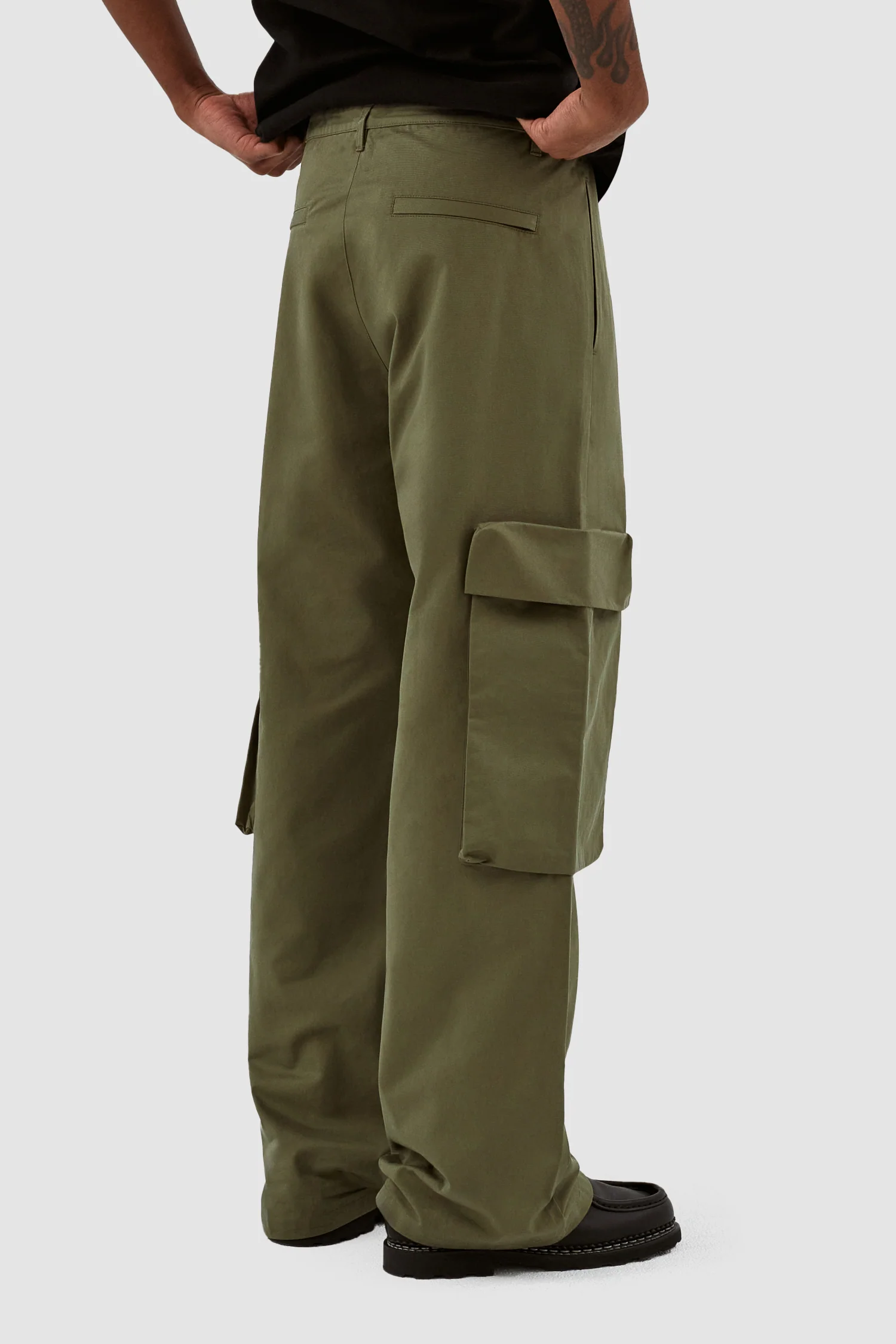 Pantalon à poches Park - Vert foncé - Image 3