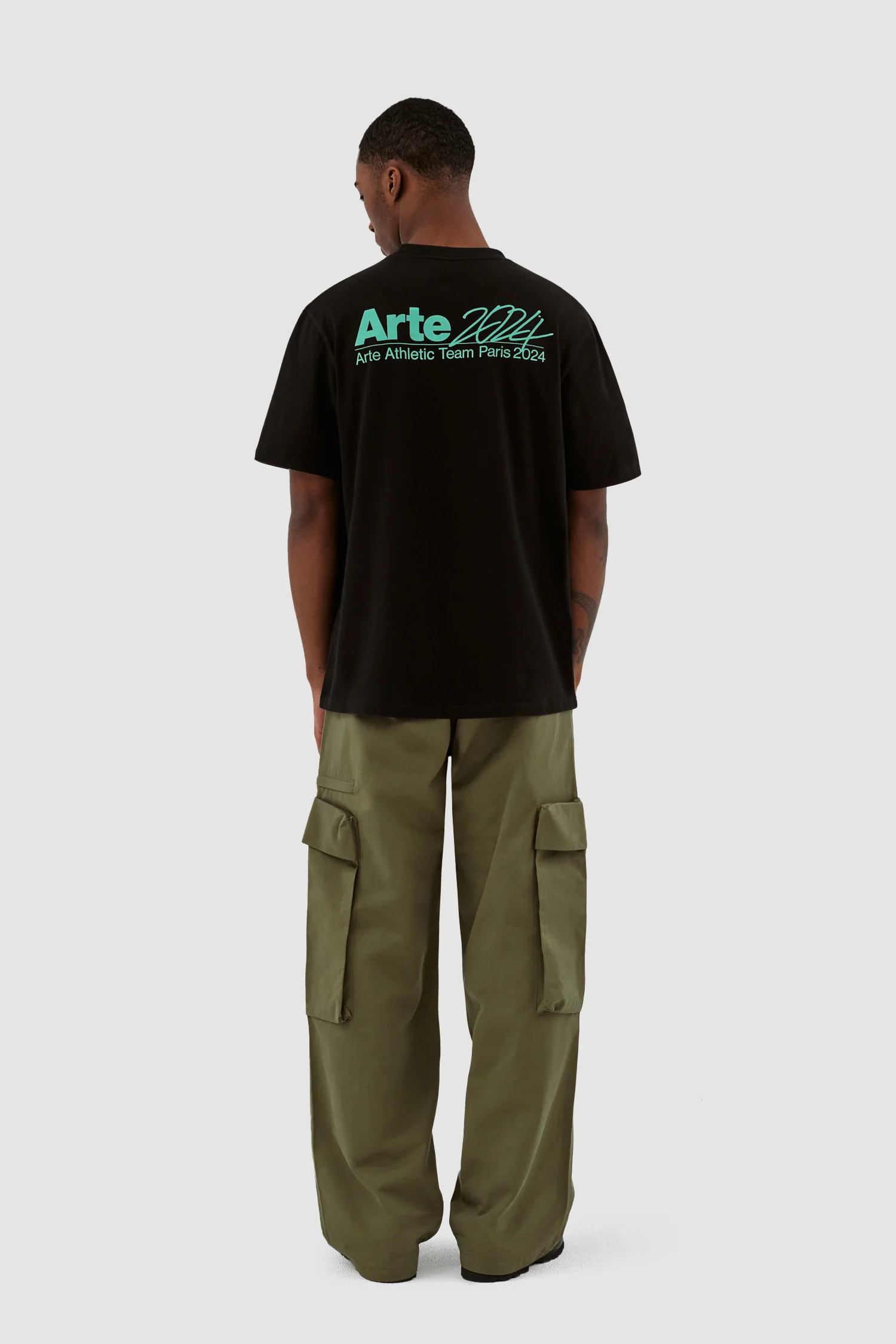 Pantalon à poches Park - Vert foncé - Image 6