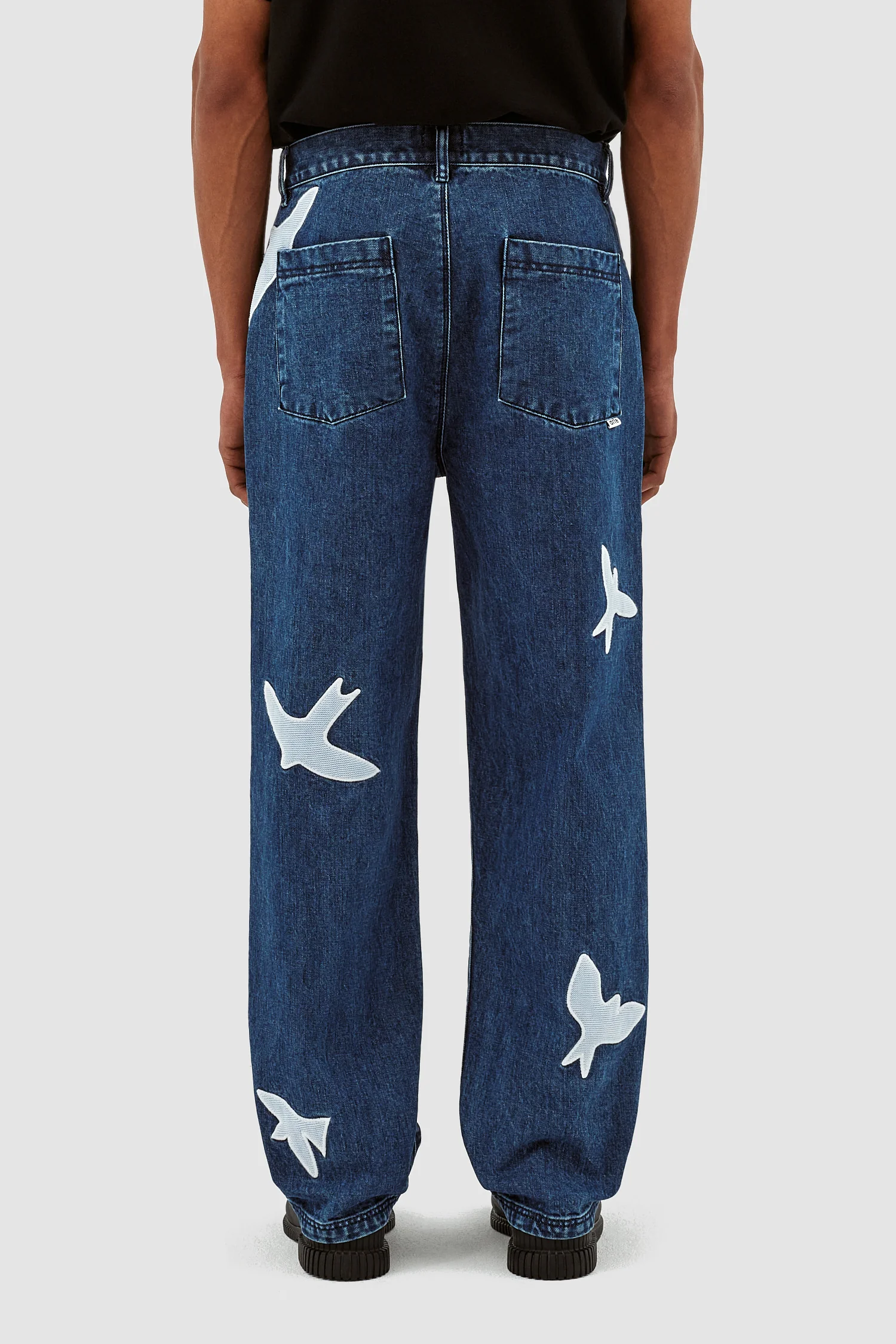 Pantalon Parker Birds - Bleu lavé - Image 3