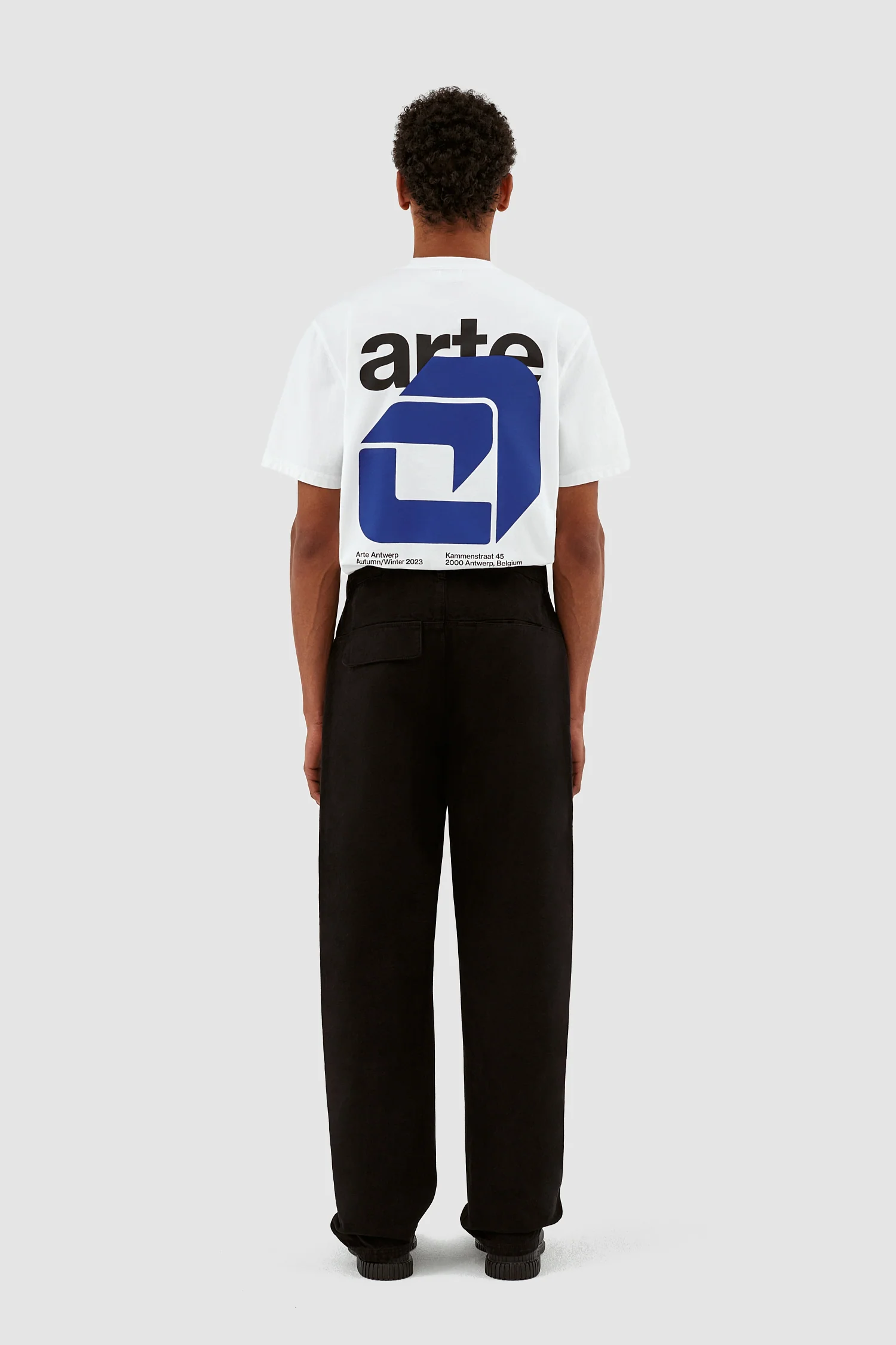 Pantalon Paul en toile - Noir - Image 7