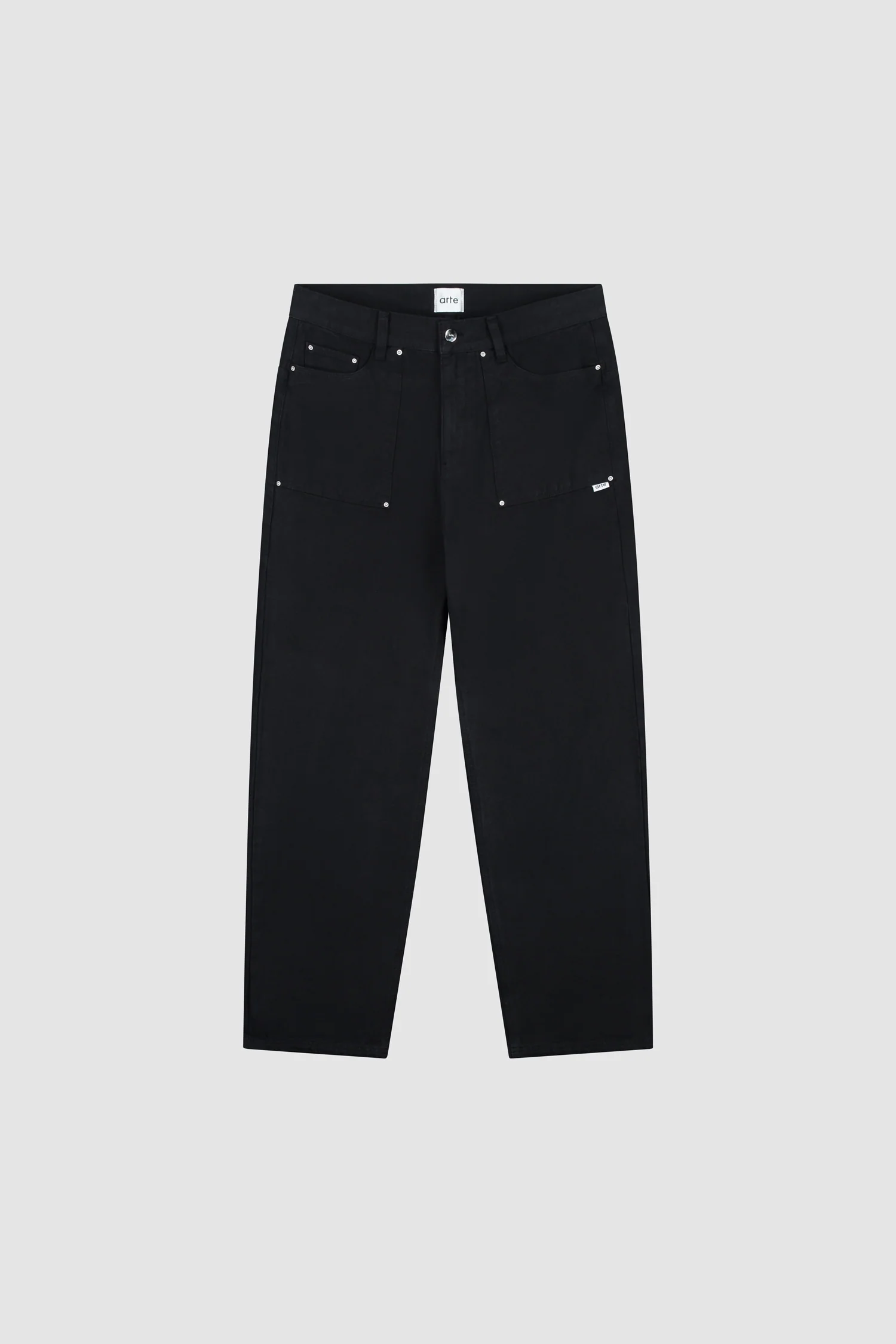 Pantalon Paul en toile - Noir - Image 8