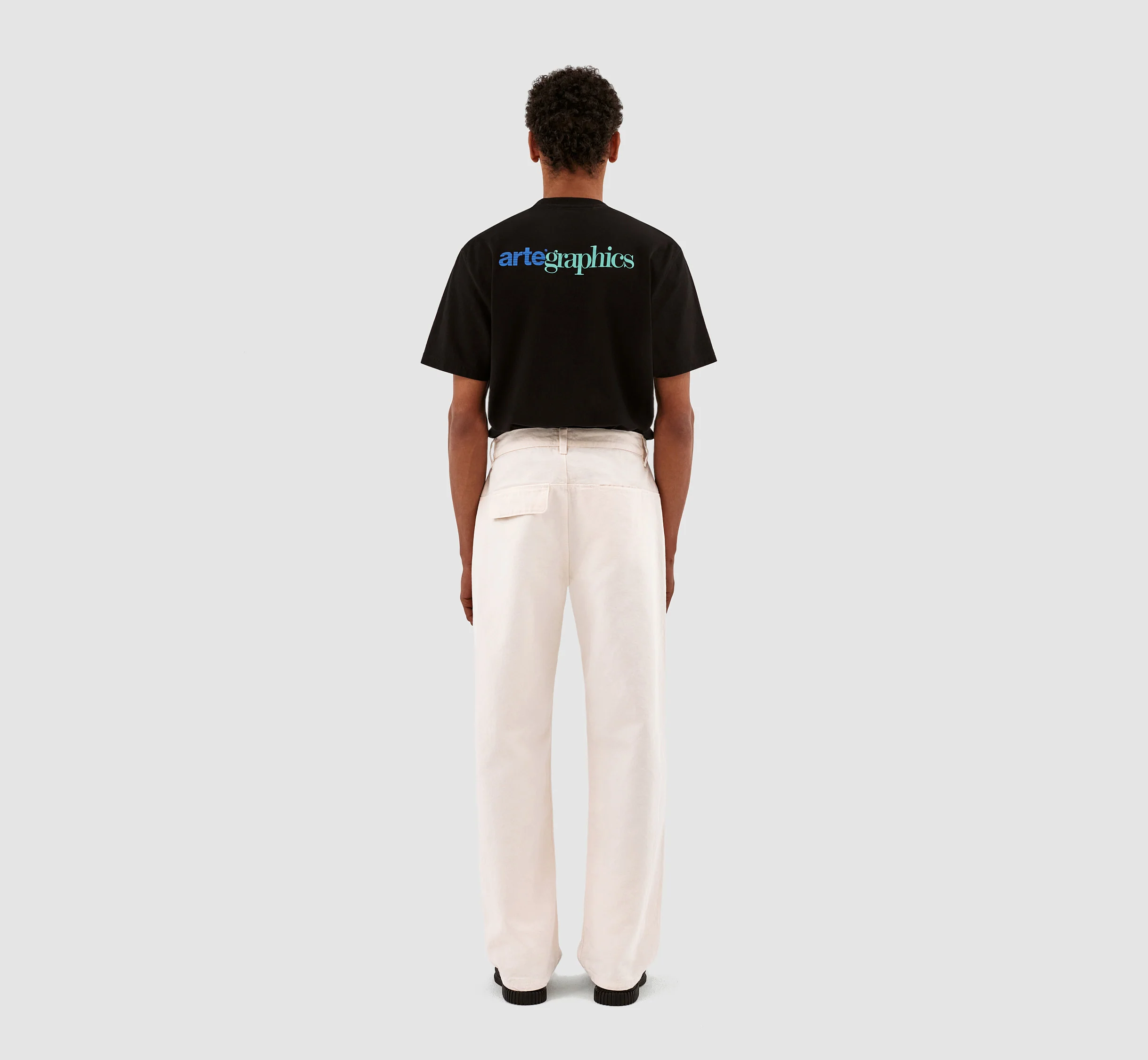 Pantalon Paul en toile - Crème - Image 7