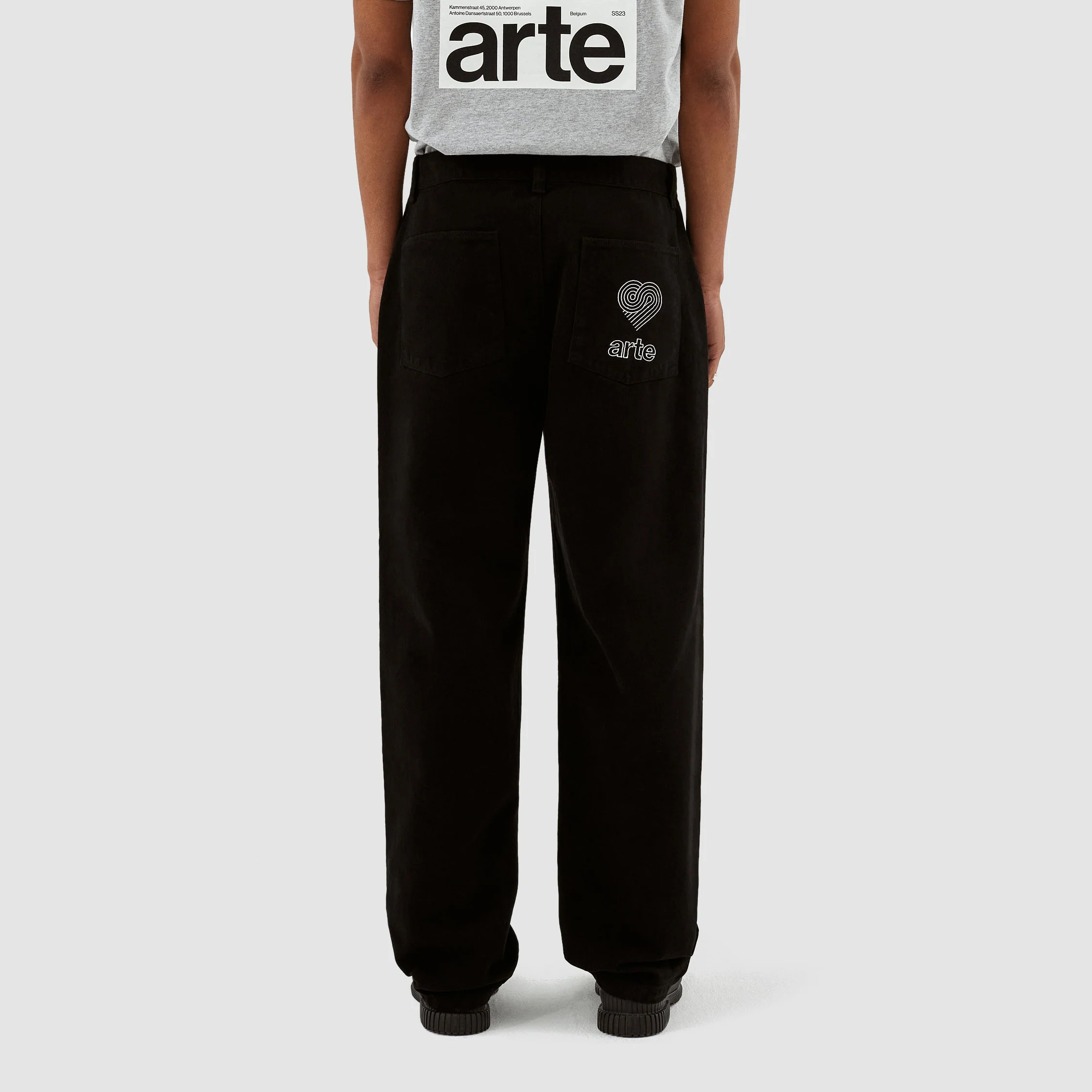 Pantalon Paul Pocket Logo - Noir