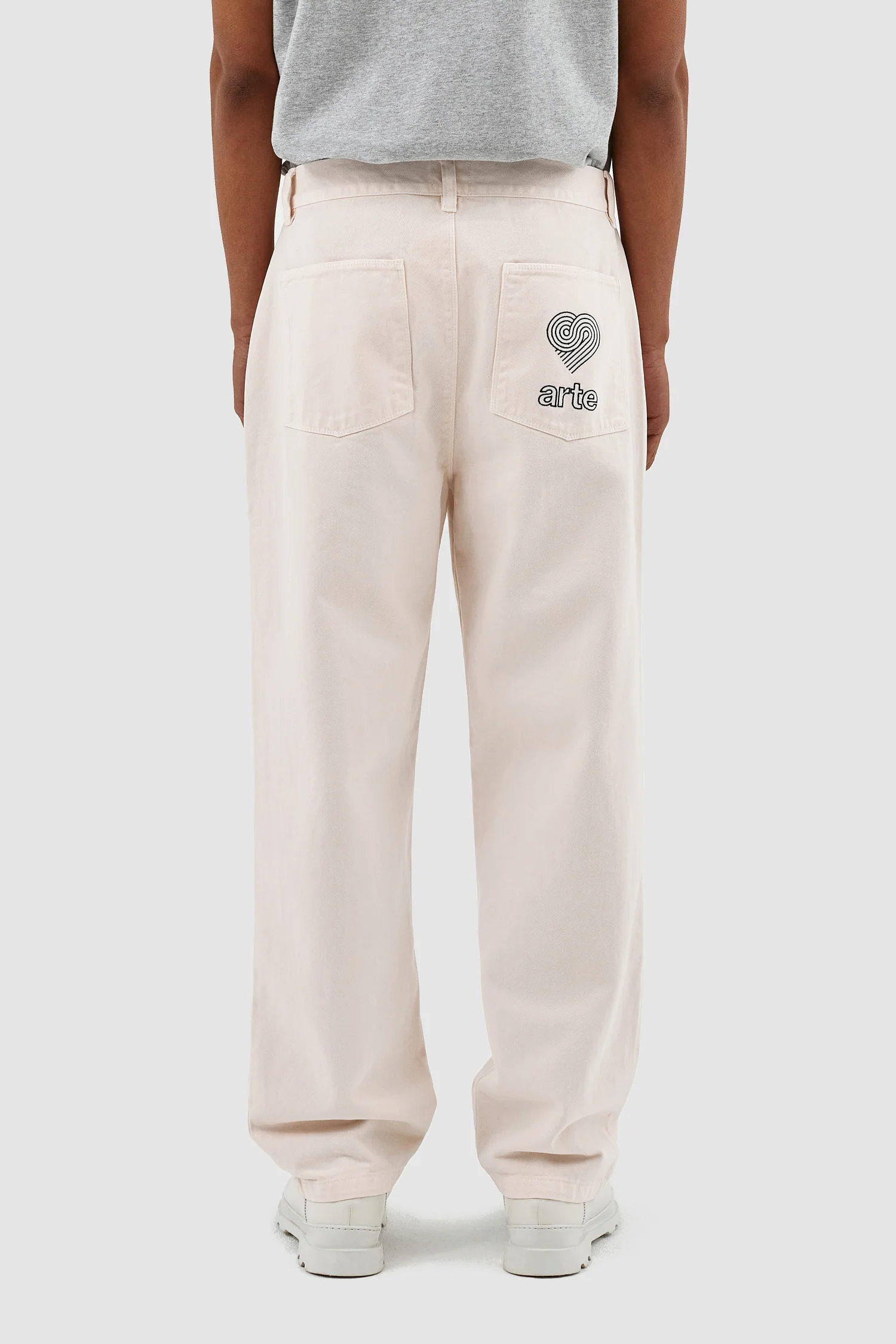 Pantalon Paul Pocket Logo - Crème