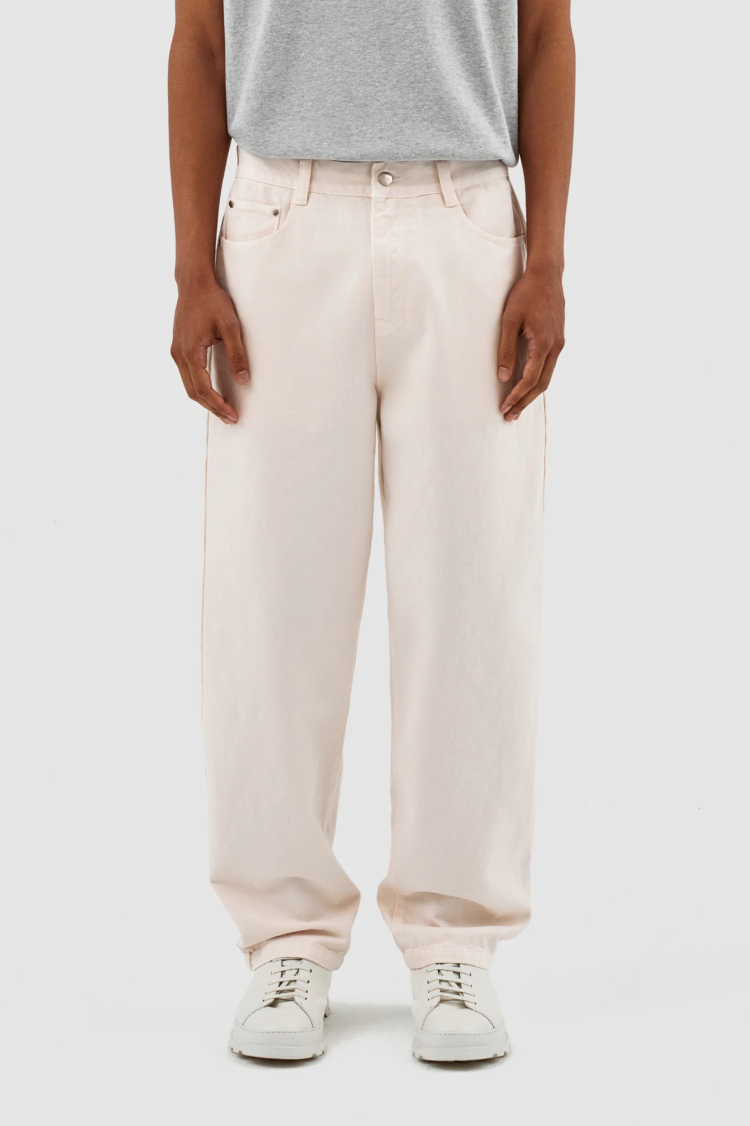 Pantalon Paul Pocket Logo - Crème - Image 2