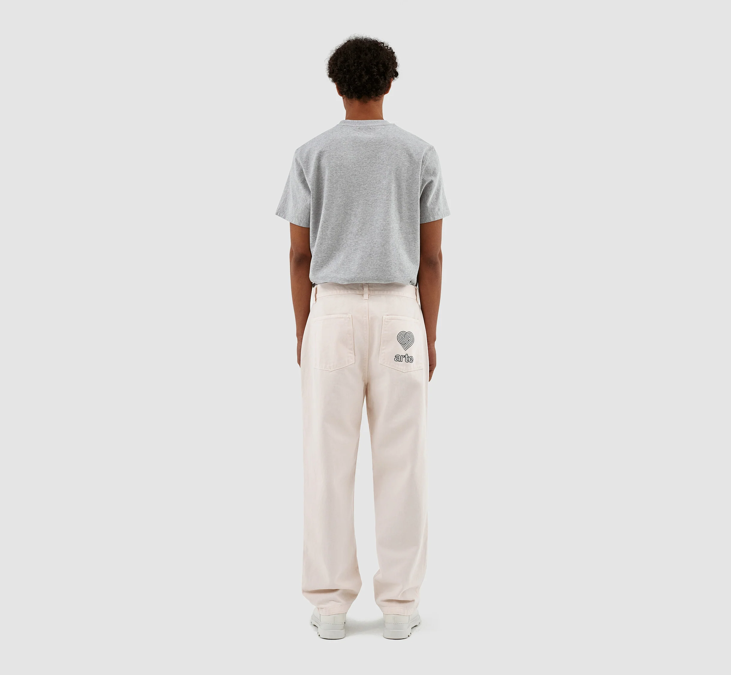 Pantalon Paul Pocket Logo - Crème - Image 3