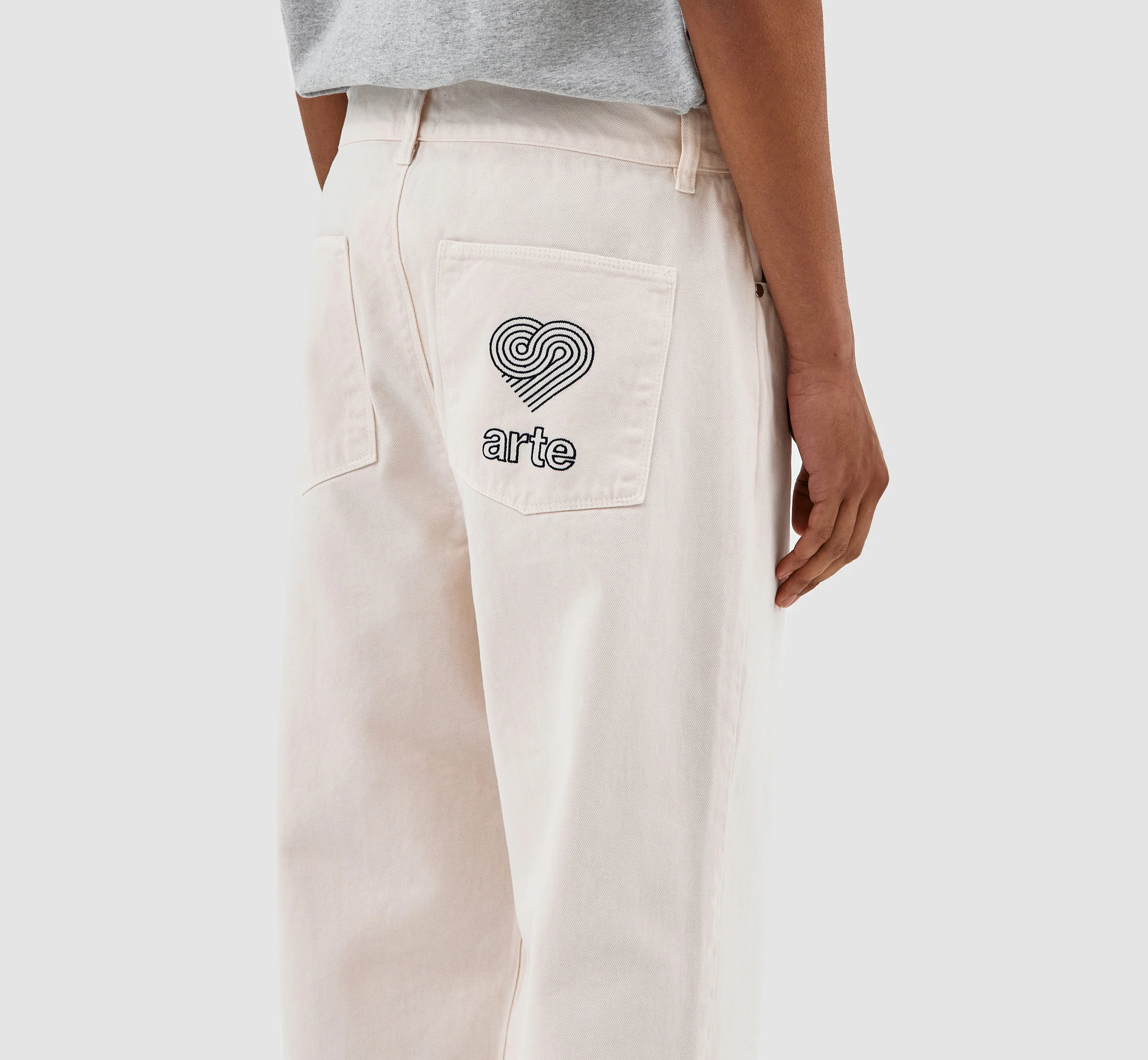 Pantalon Paul Pocket Logo - Crème - Image 6