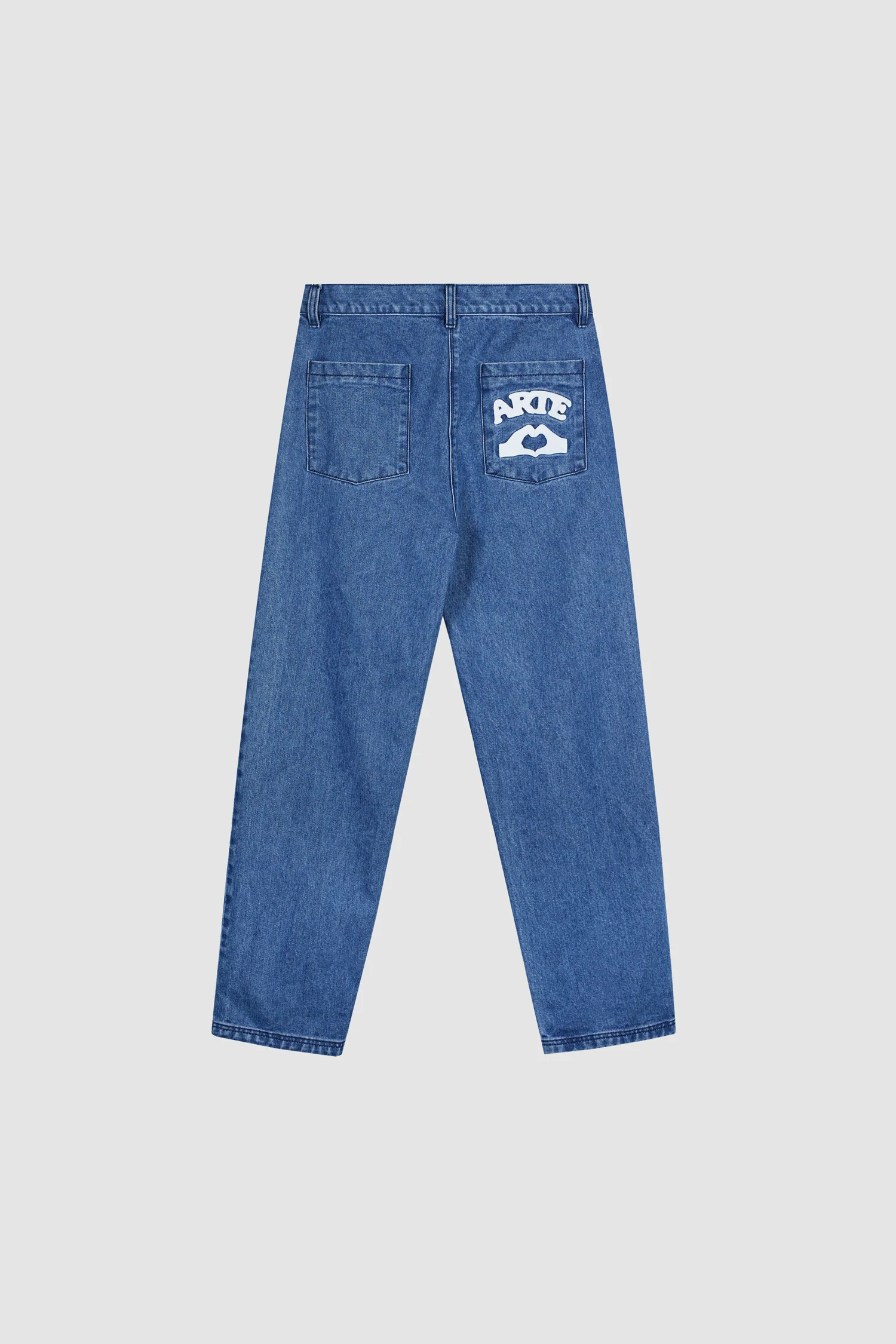 Paul Pocket Logo Denim Pants - Bleu lavé - Image 8