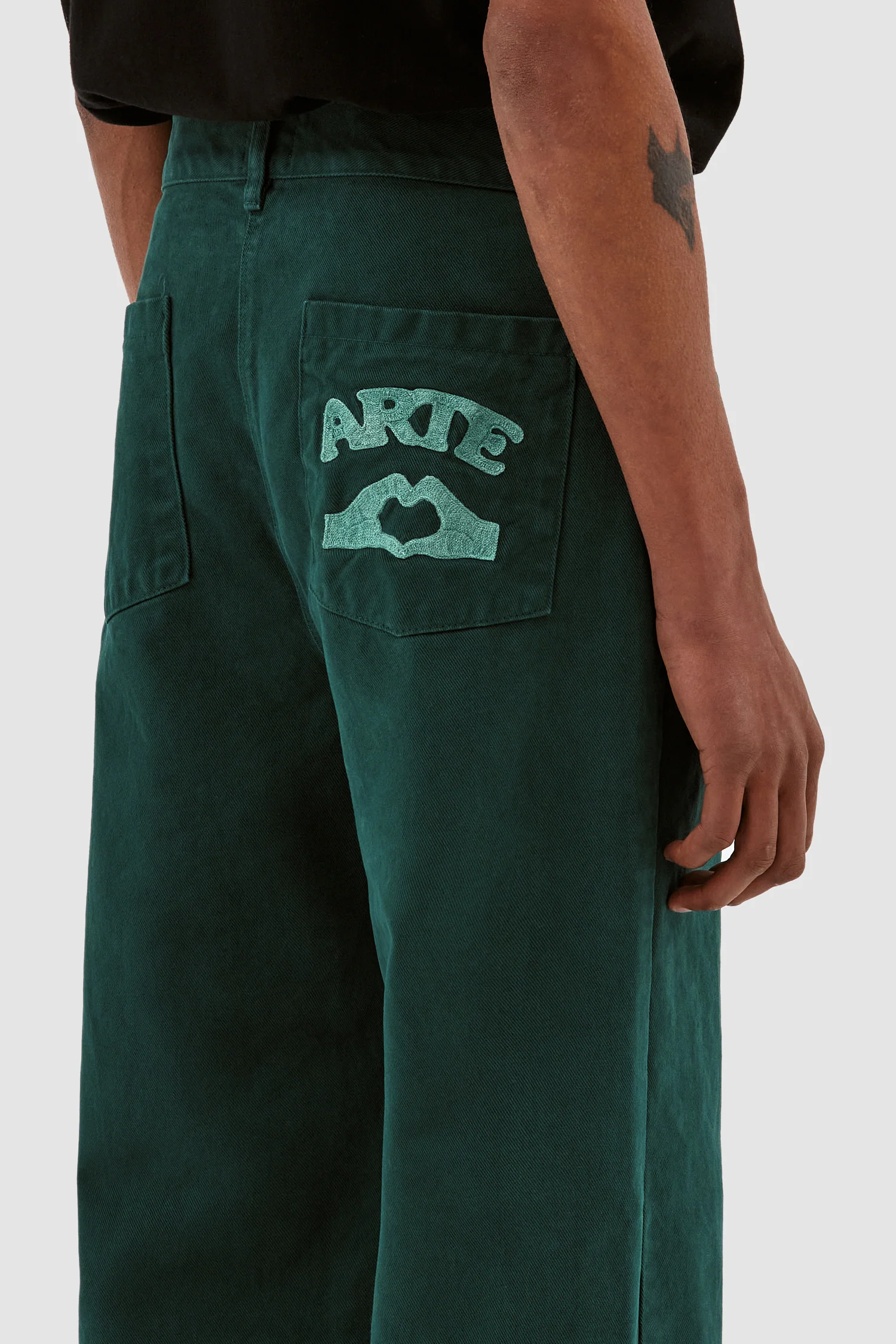 Pantalon Paul Pocket Logo - Vert - Image 4