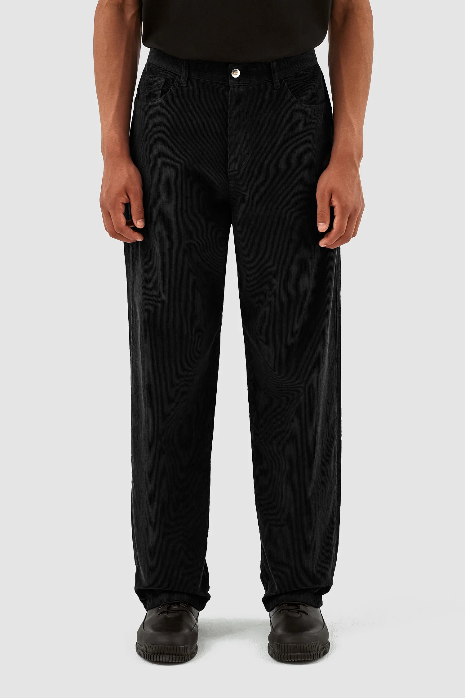 Pantalon en velours côtelé Perry - Noir - Image 2