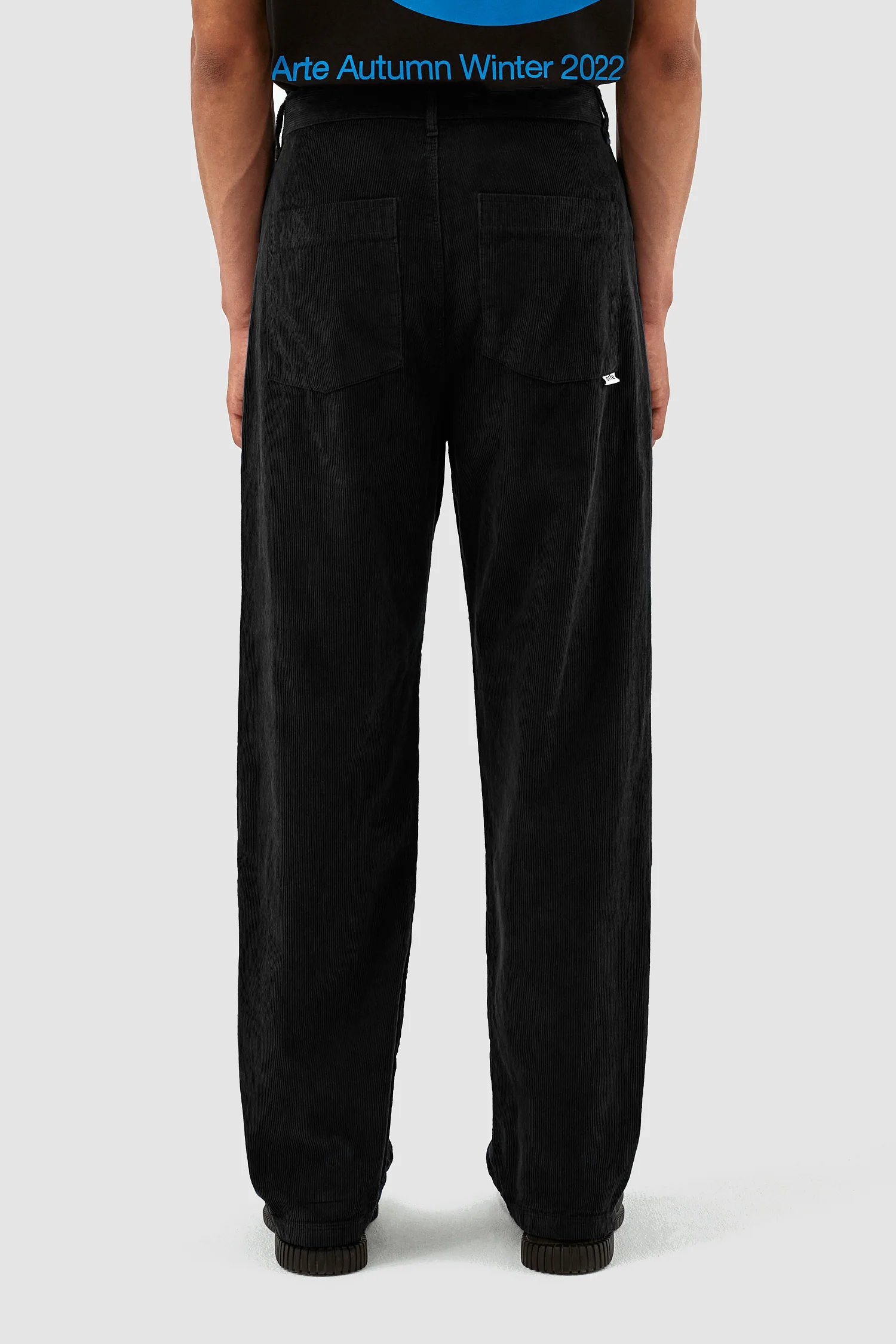 Pantalon en velours côtelé Perry - Noir - Image 3