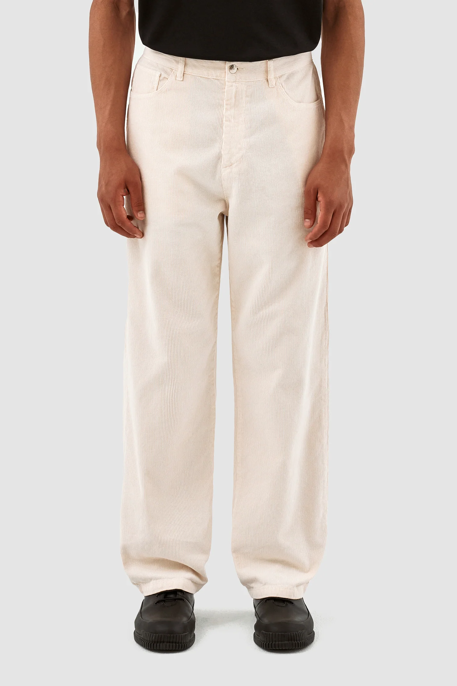 Pantalon en velours côtelé Perry - Crème - Image 2