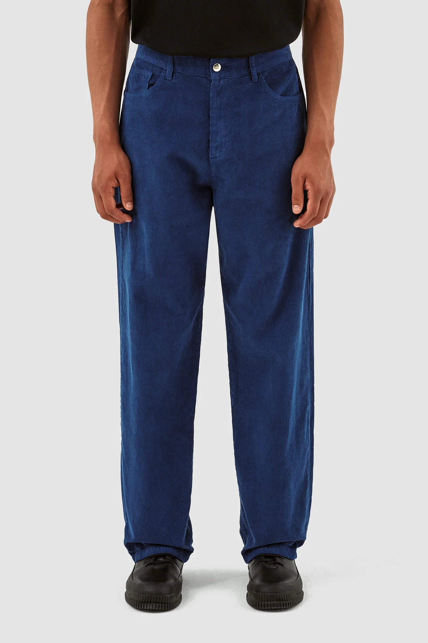 Pantalon en velours côtelé Perry - Marine - Image 2