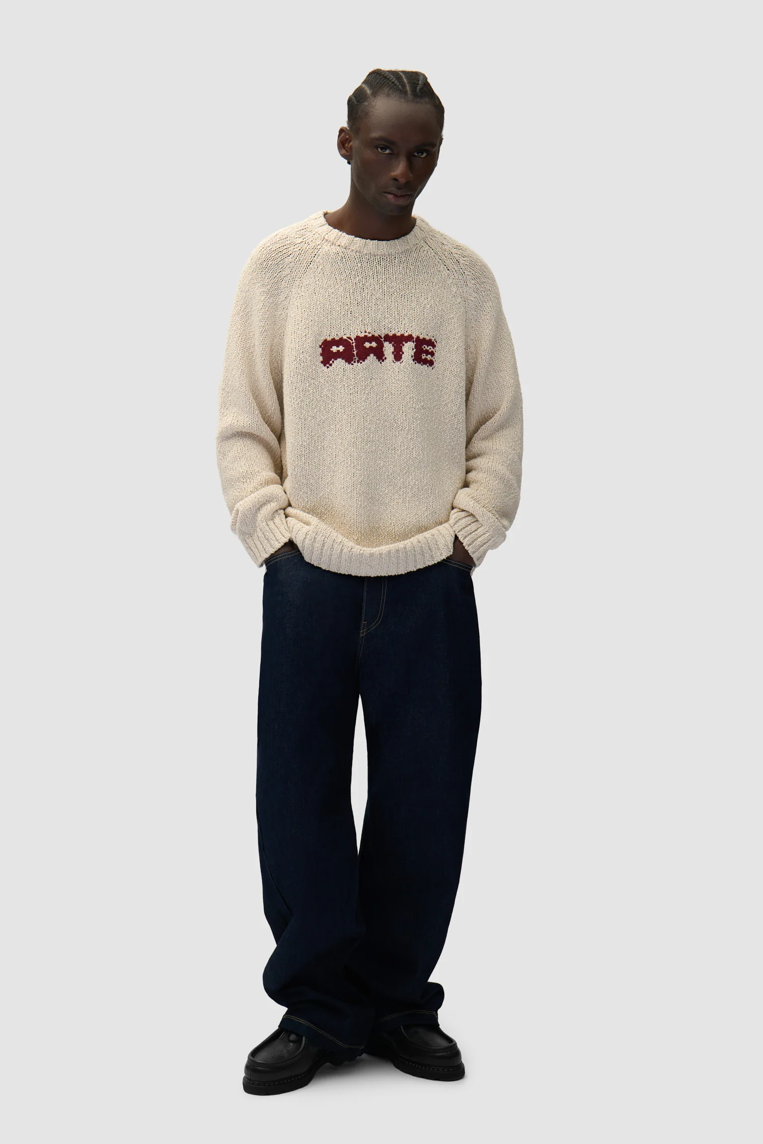 Tricot frontal Pixel - Crème - Image 5