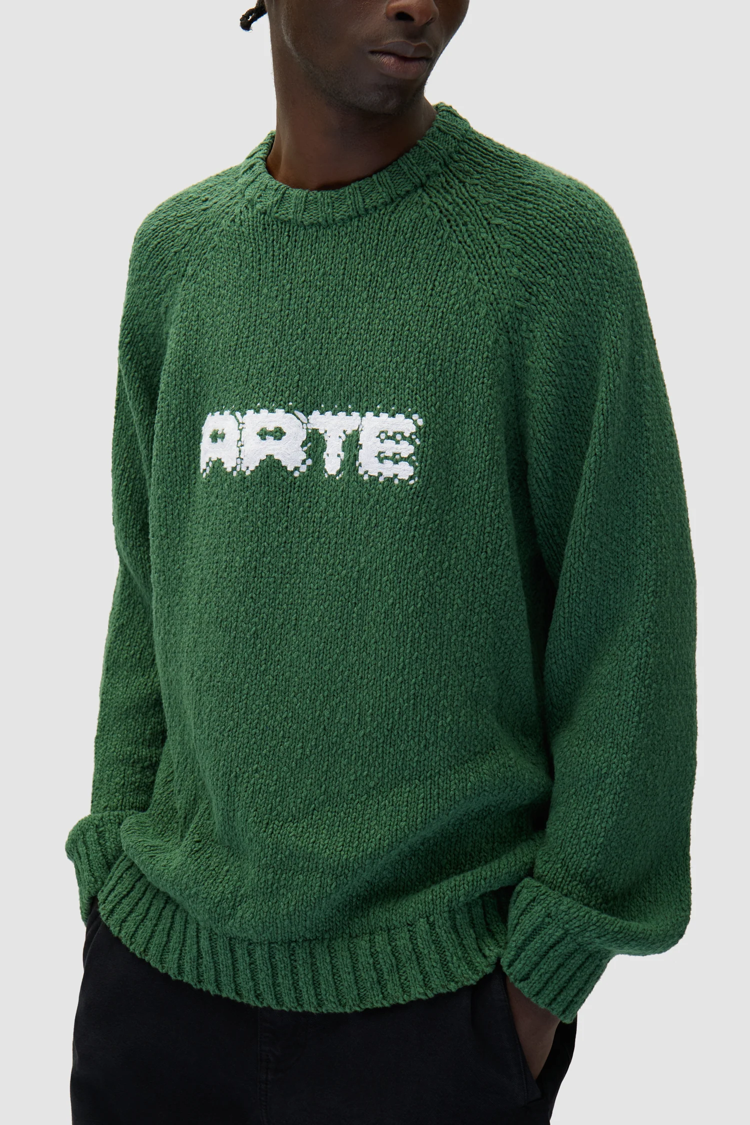 Tricot frontal Pixel - Vert - Image 7