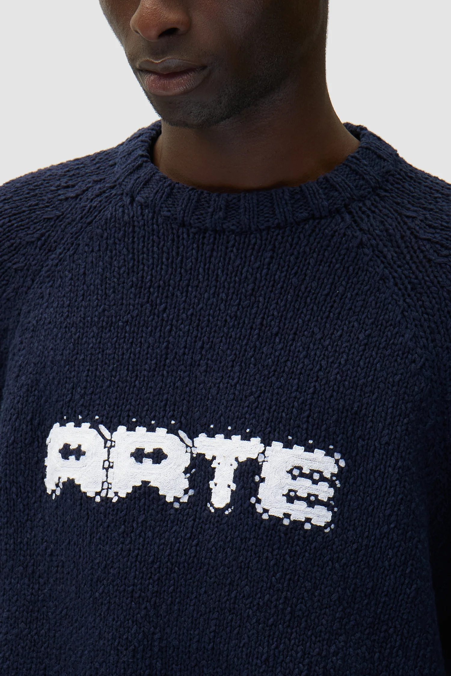 Tricot frontal Pixel - Marine - Image 8