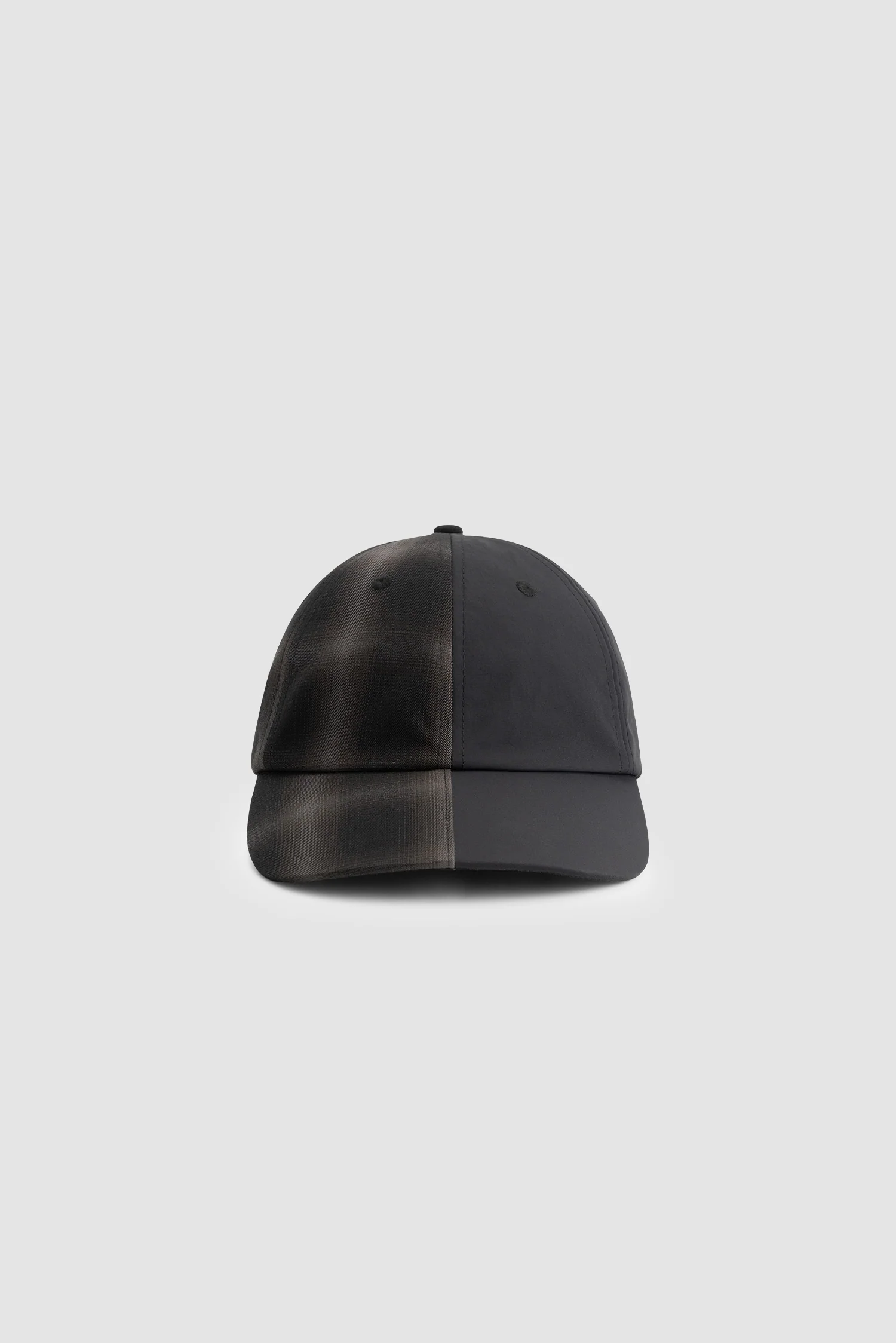 Casquette en nylon à carreaux - Noir/Carreaux - Image 2